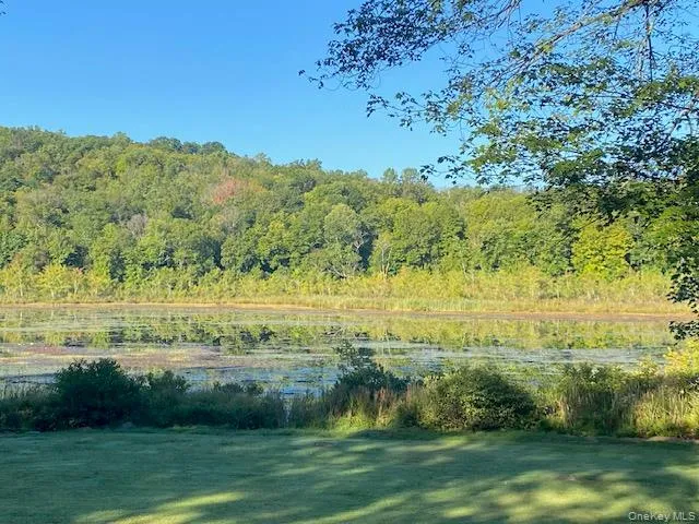 View of yard with a water view and a wooded view View of yard with a water view and a wooded view