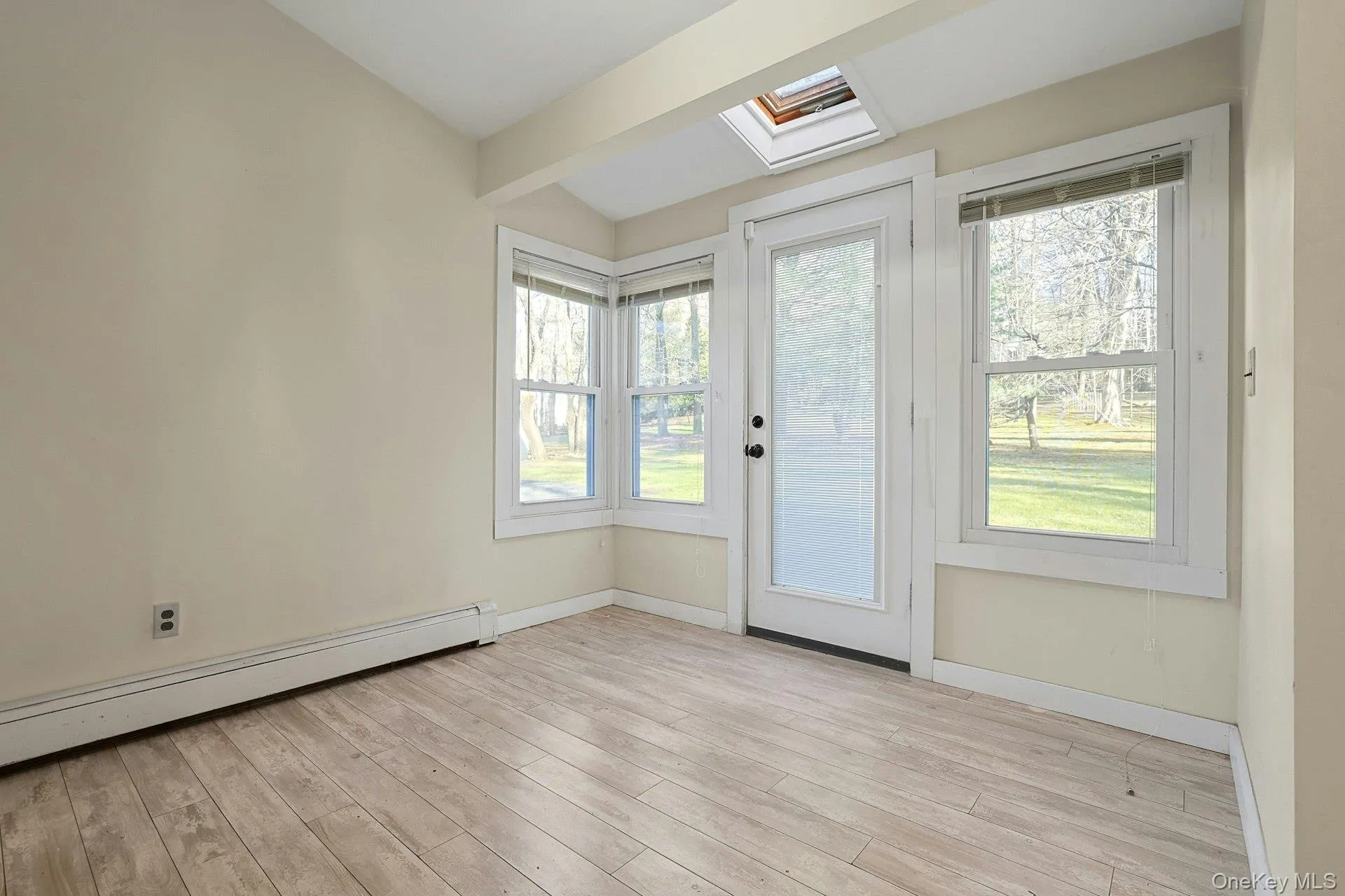 Breakfast room and door to backyard Breakfast room and door to backyard