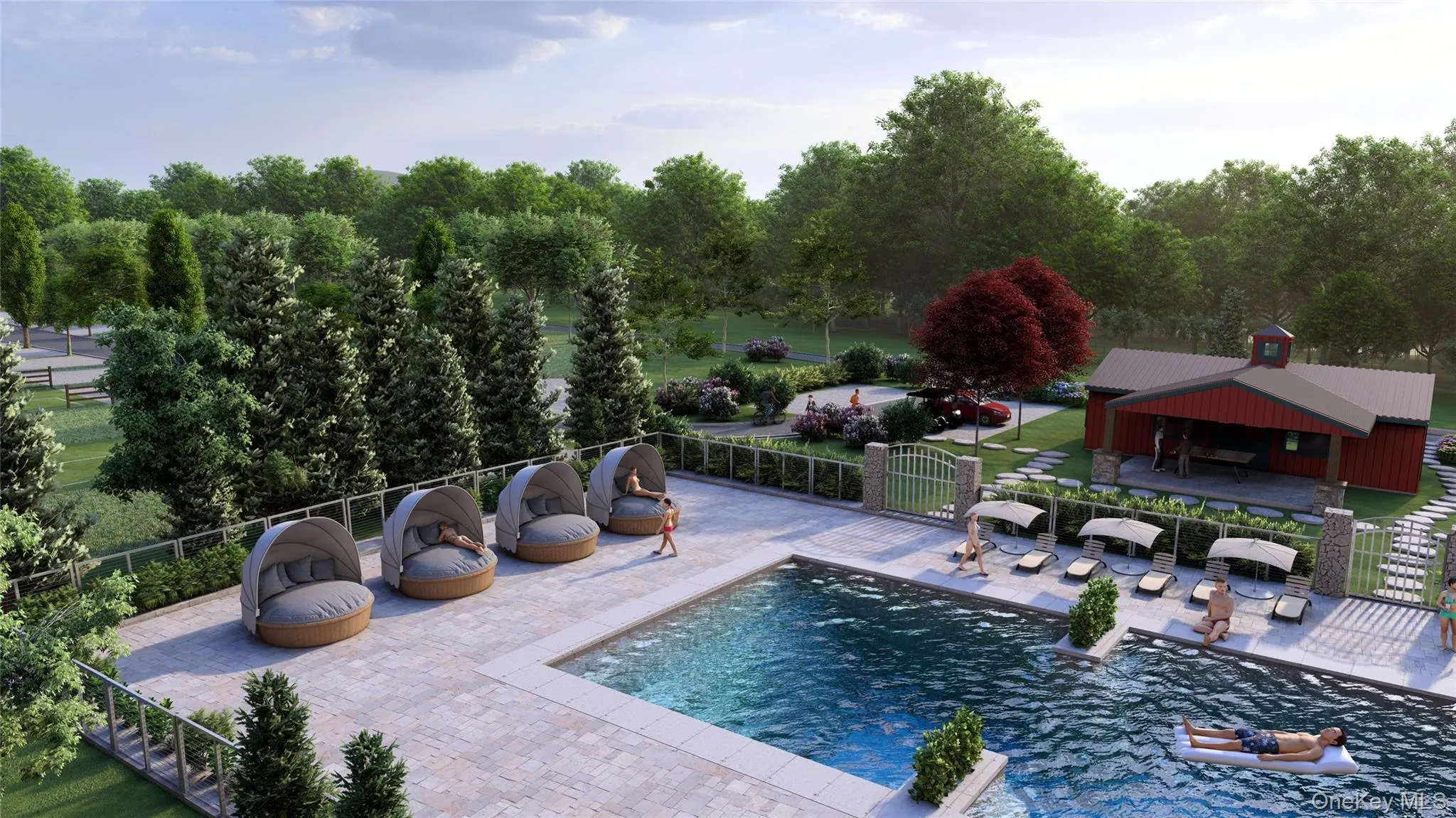 View of pool with a patio View of pool with a patio