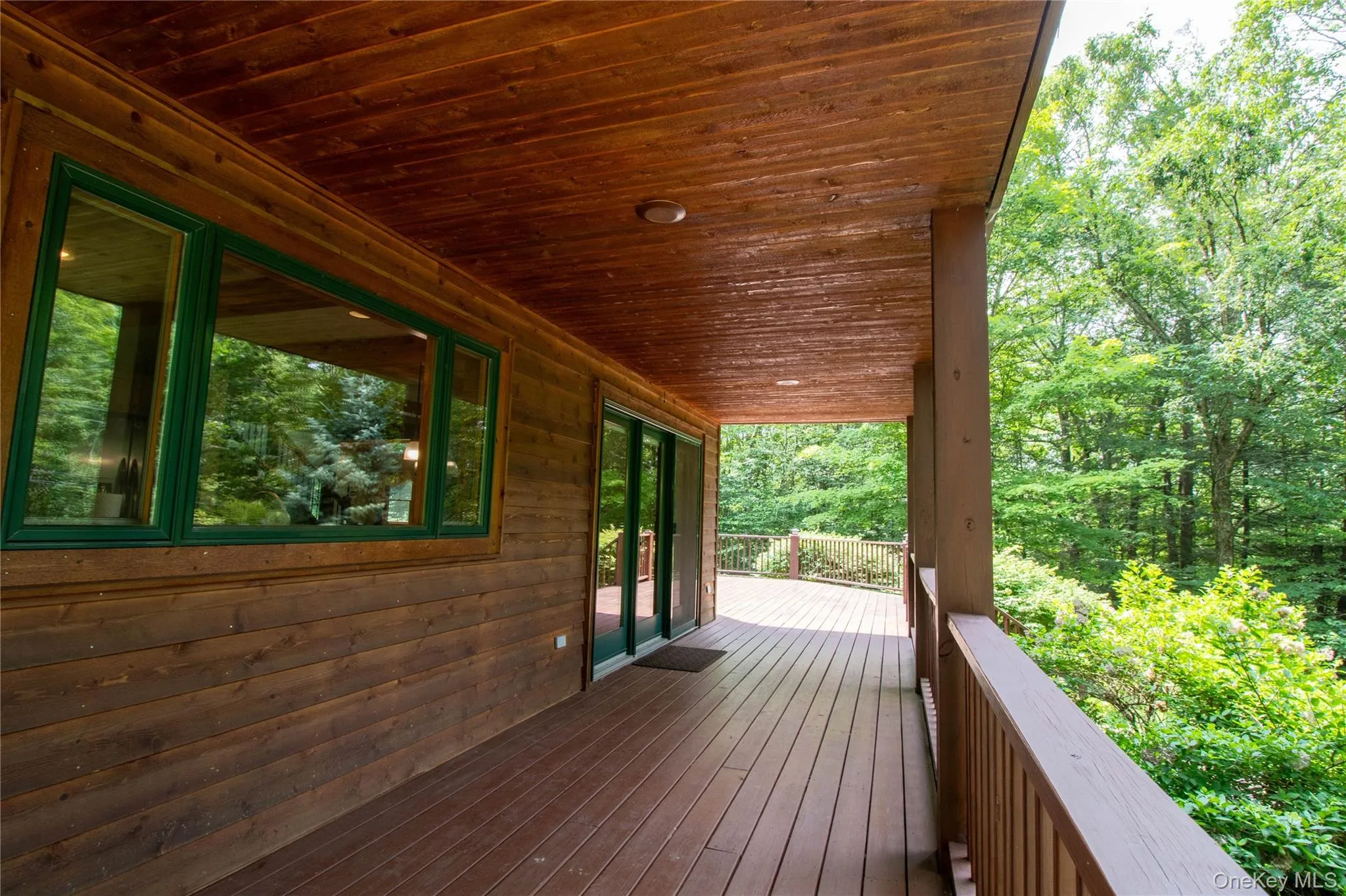 Deck with a view of trees Deck with a view of trees