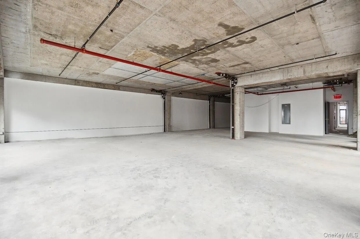 Garage with electric panel Garage with electric panel