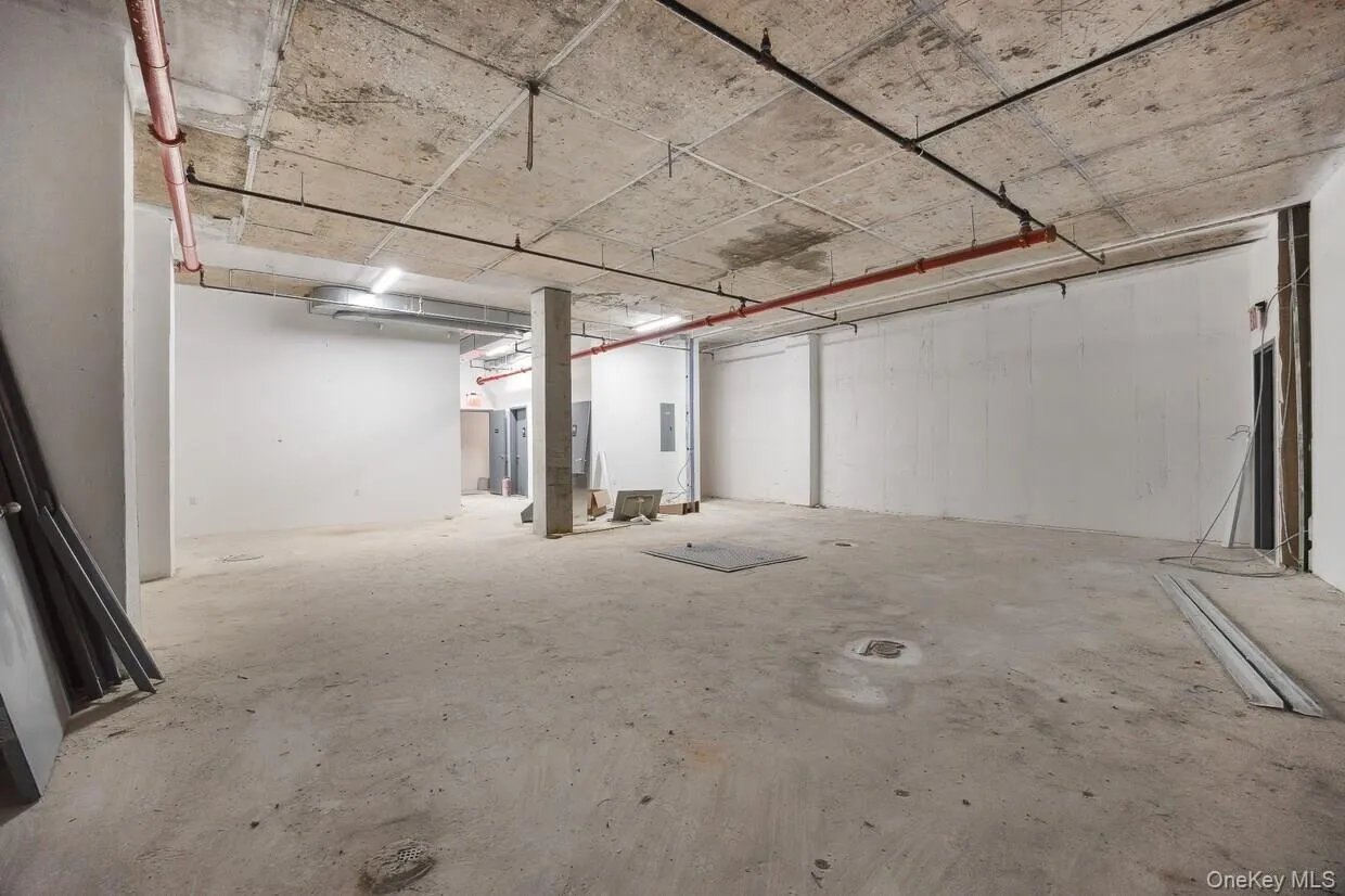 Basement with electric panel Basement with electric panel