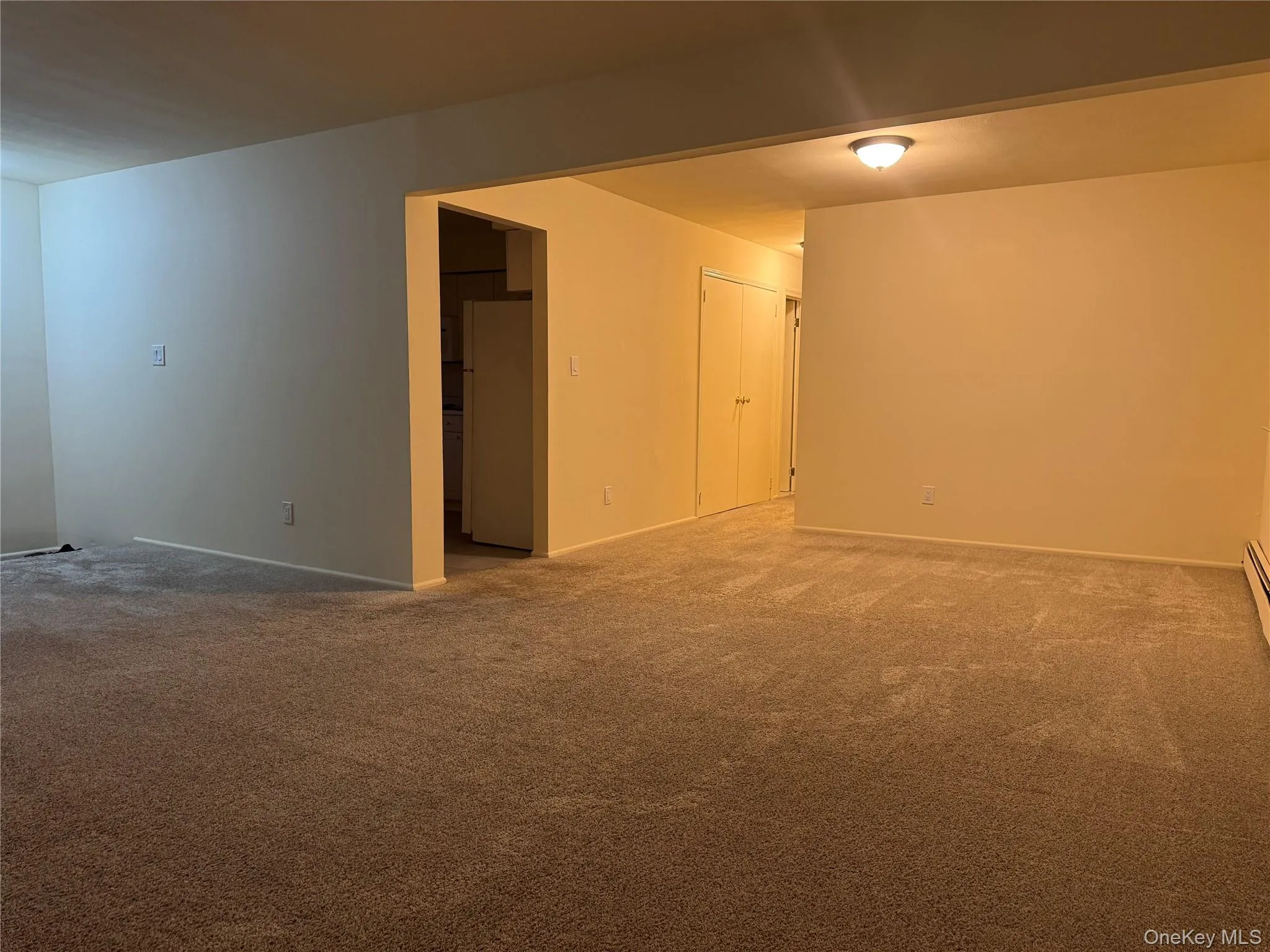 Carpeted empty room featuring baseboards Carpeted empty room featuring baseboards