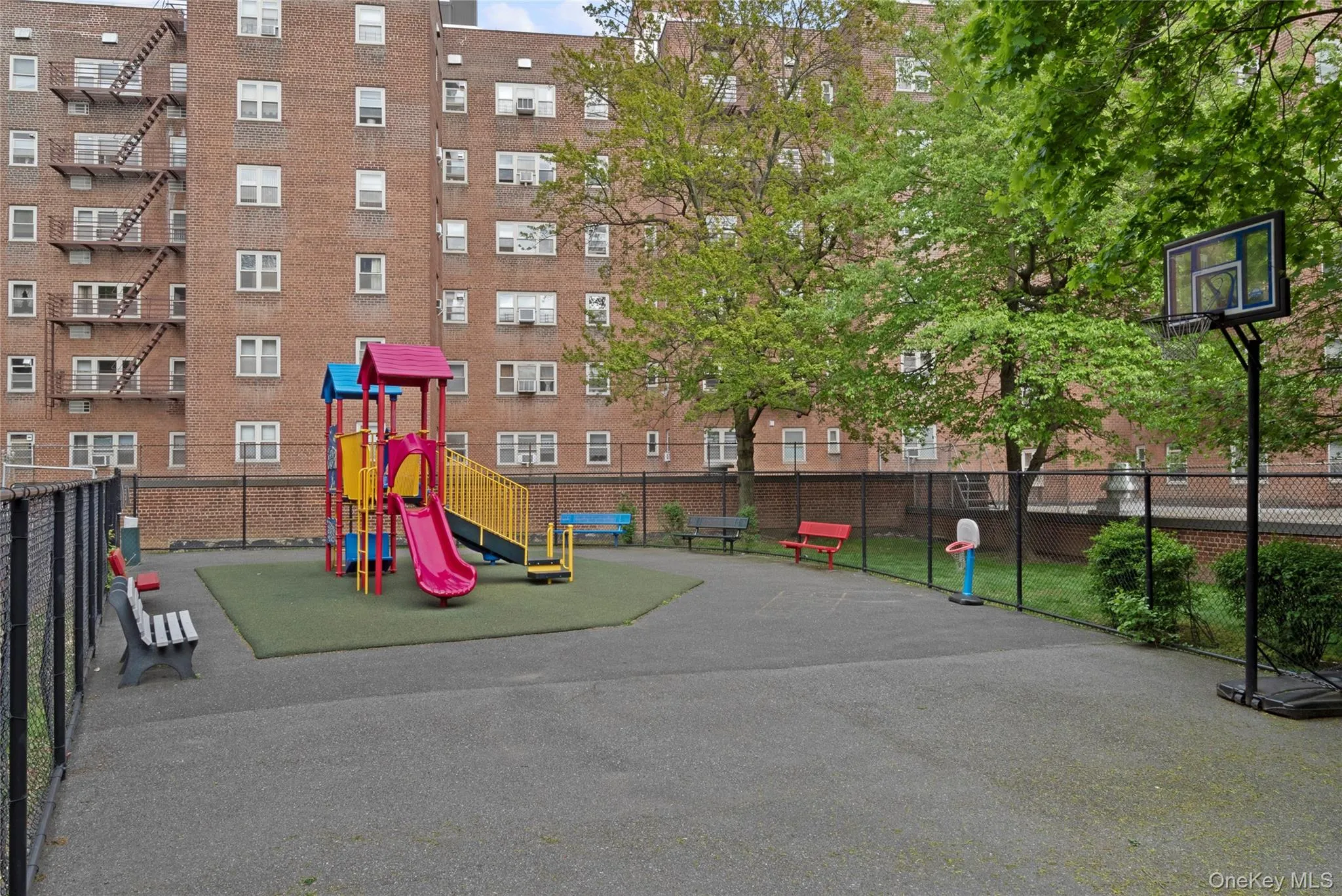 View of community jungle gym View of community jungle gym