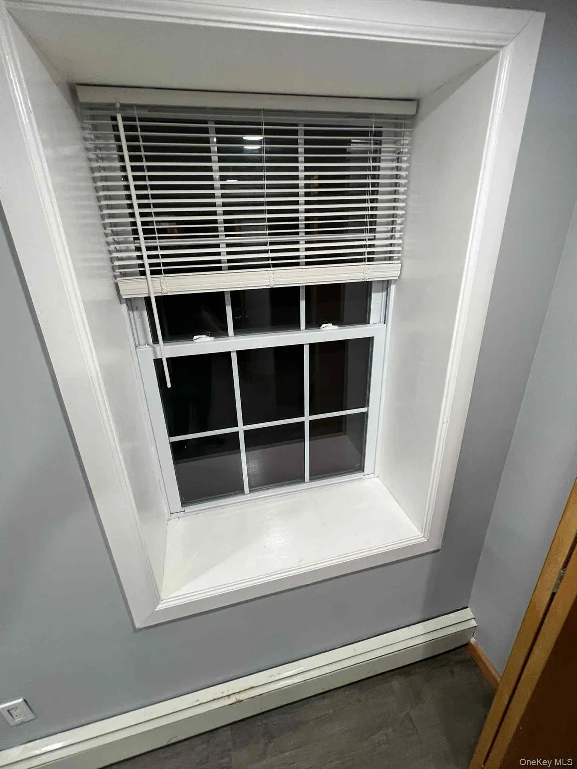 Detailed view of baseboards and wood finished floors Detailed view of baseboards and wood finished floors