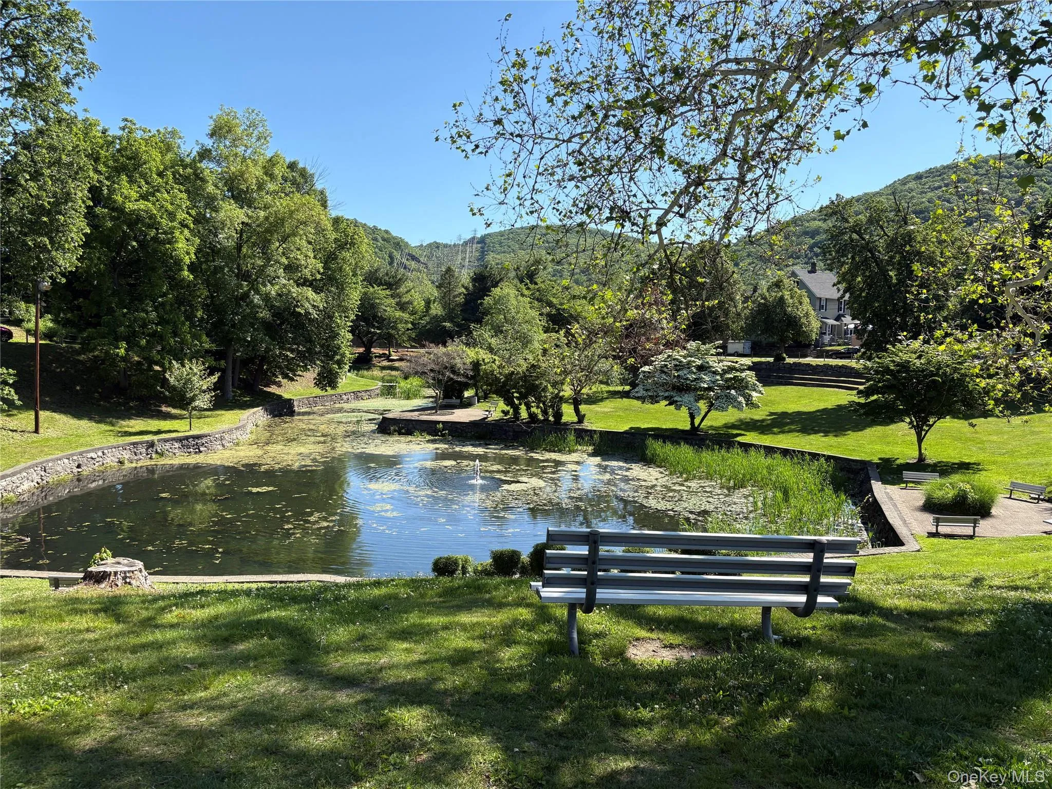 POND A BLOCK AWAY IN PARK POND A BLOCK AWAY IN PARK