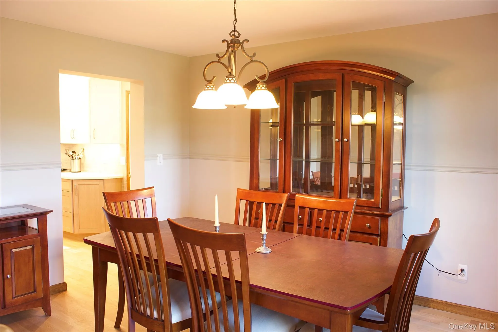 Dining room off of kitchen area Dining room off of kitchen area