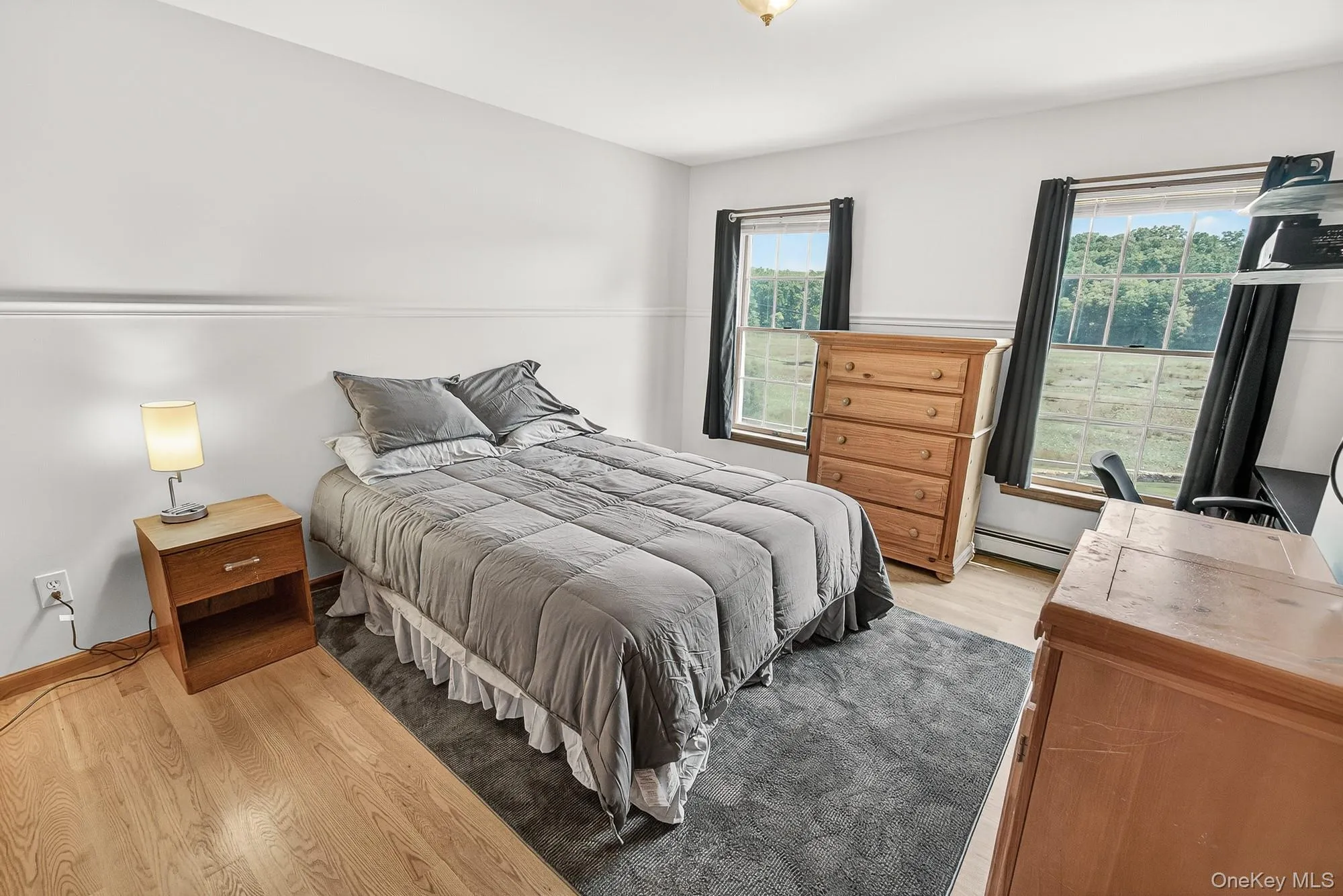 Bedroom with light wood floors Bedroom with light wood floors