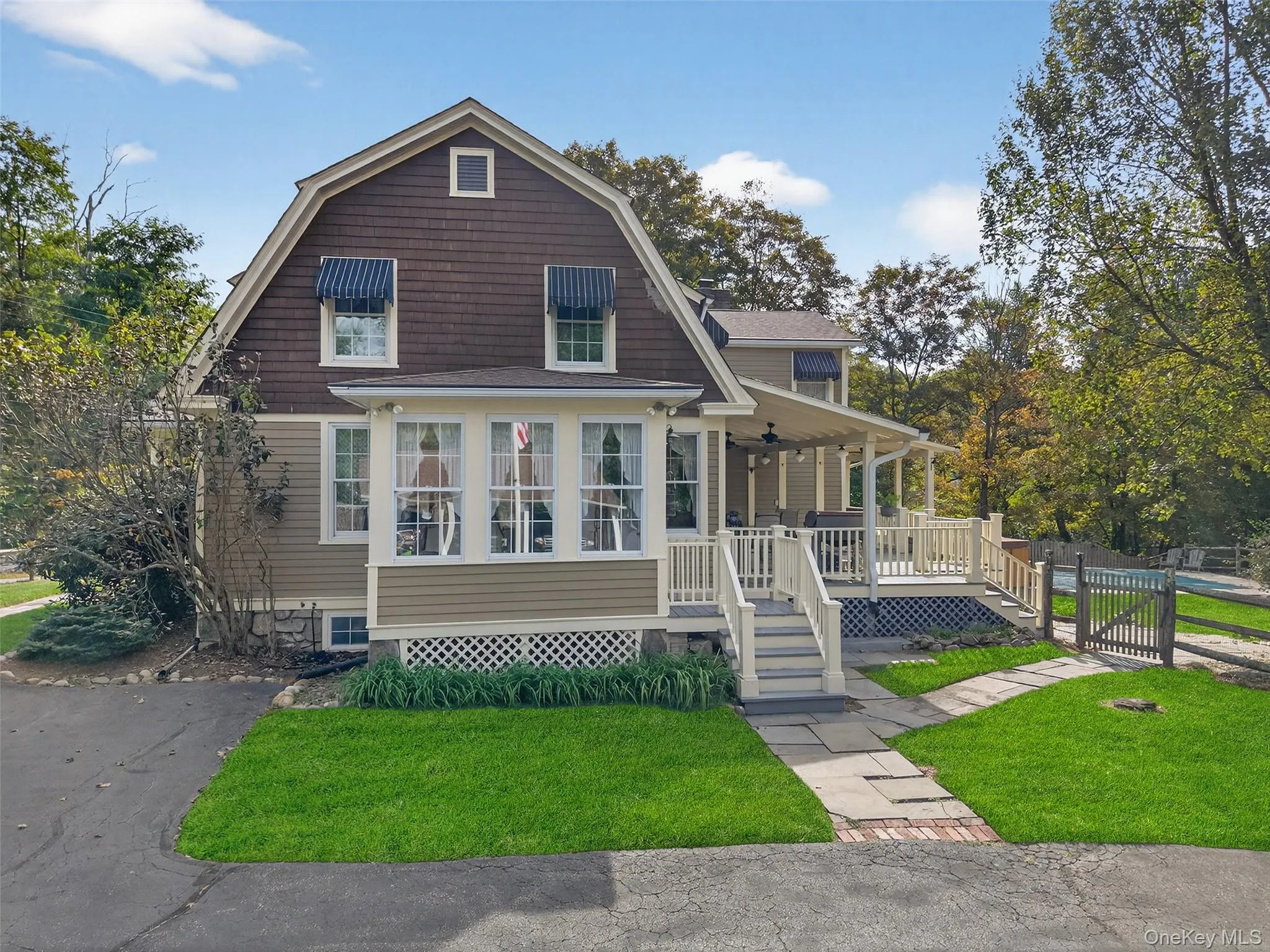 Dutch colonial with a gambrel roof Dutch colonial with a gambrel roof