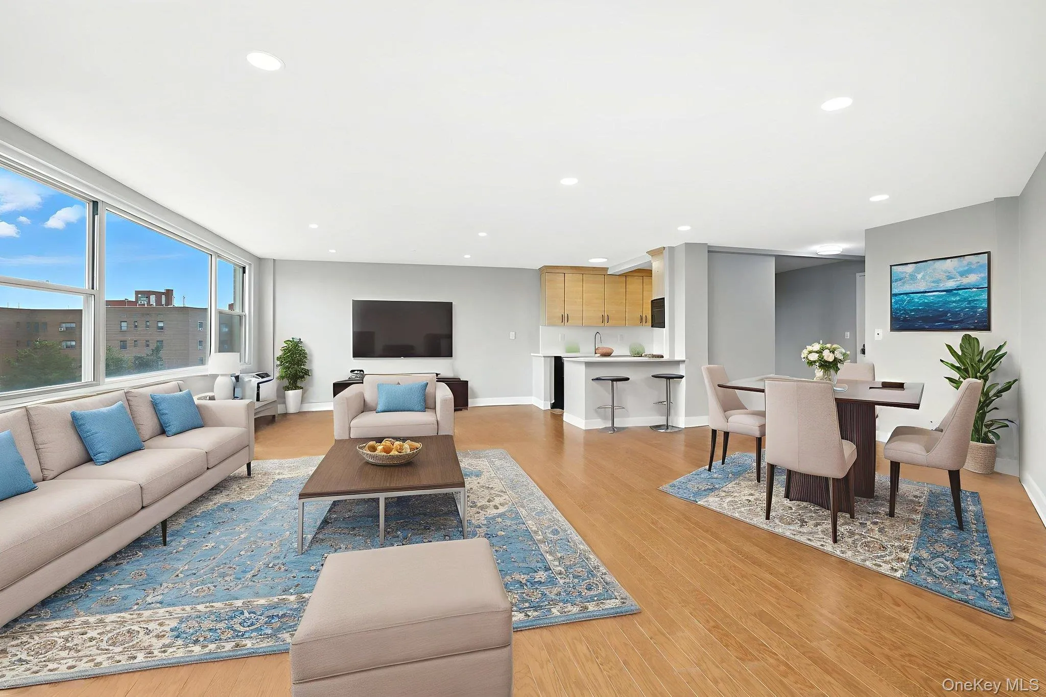 Virtually staged living room (Option 3) Virtually staged living room (Option 3)