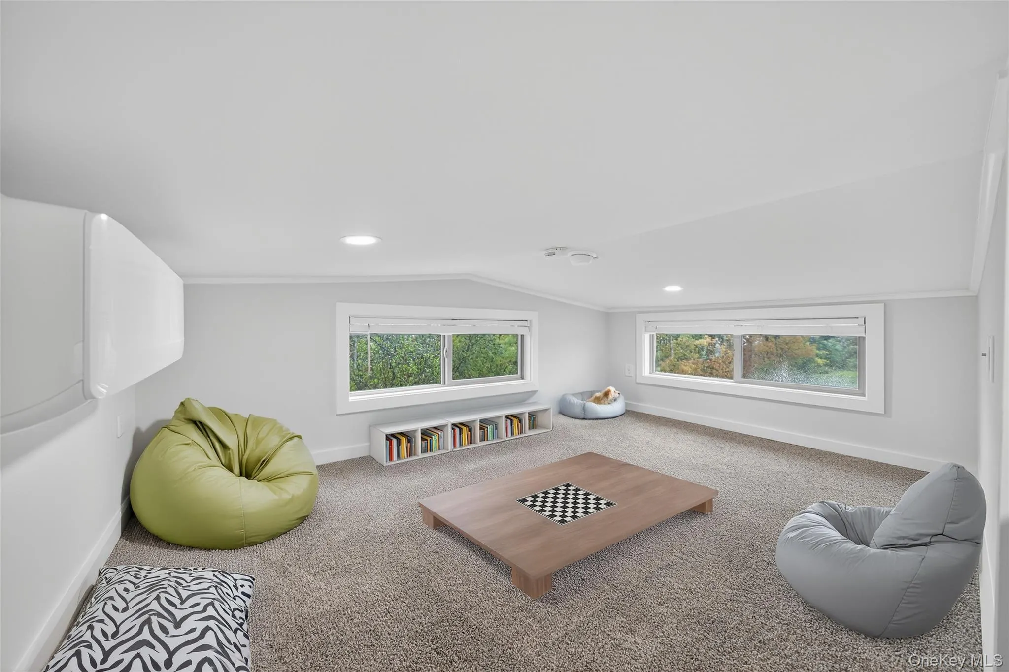 Loft above bedroom for extra visitors or additional storage. Loft above bedroom for extra visitors or additional storage.