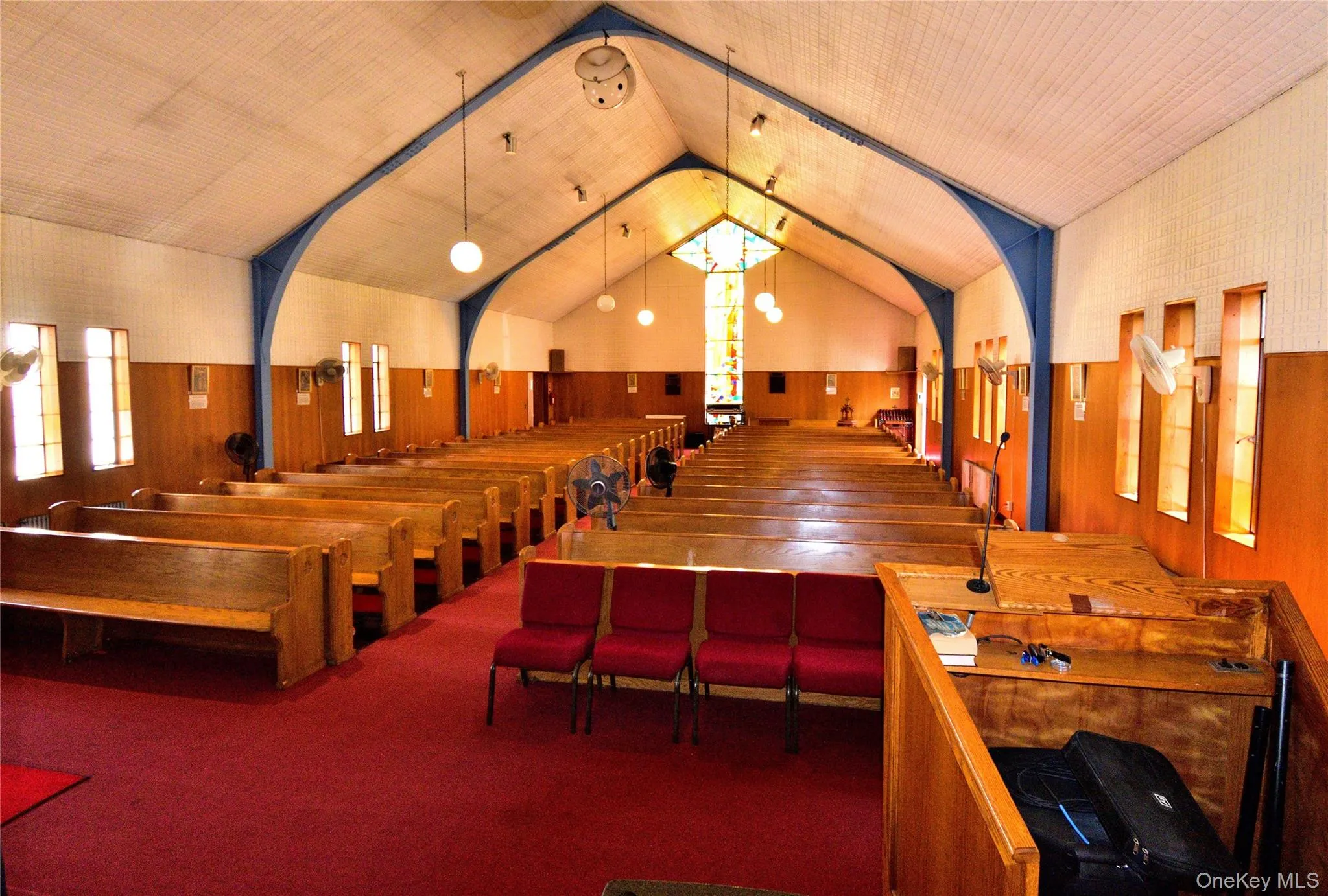 Interior worship space Interior worship space