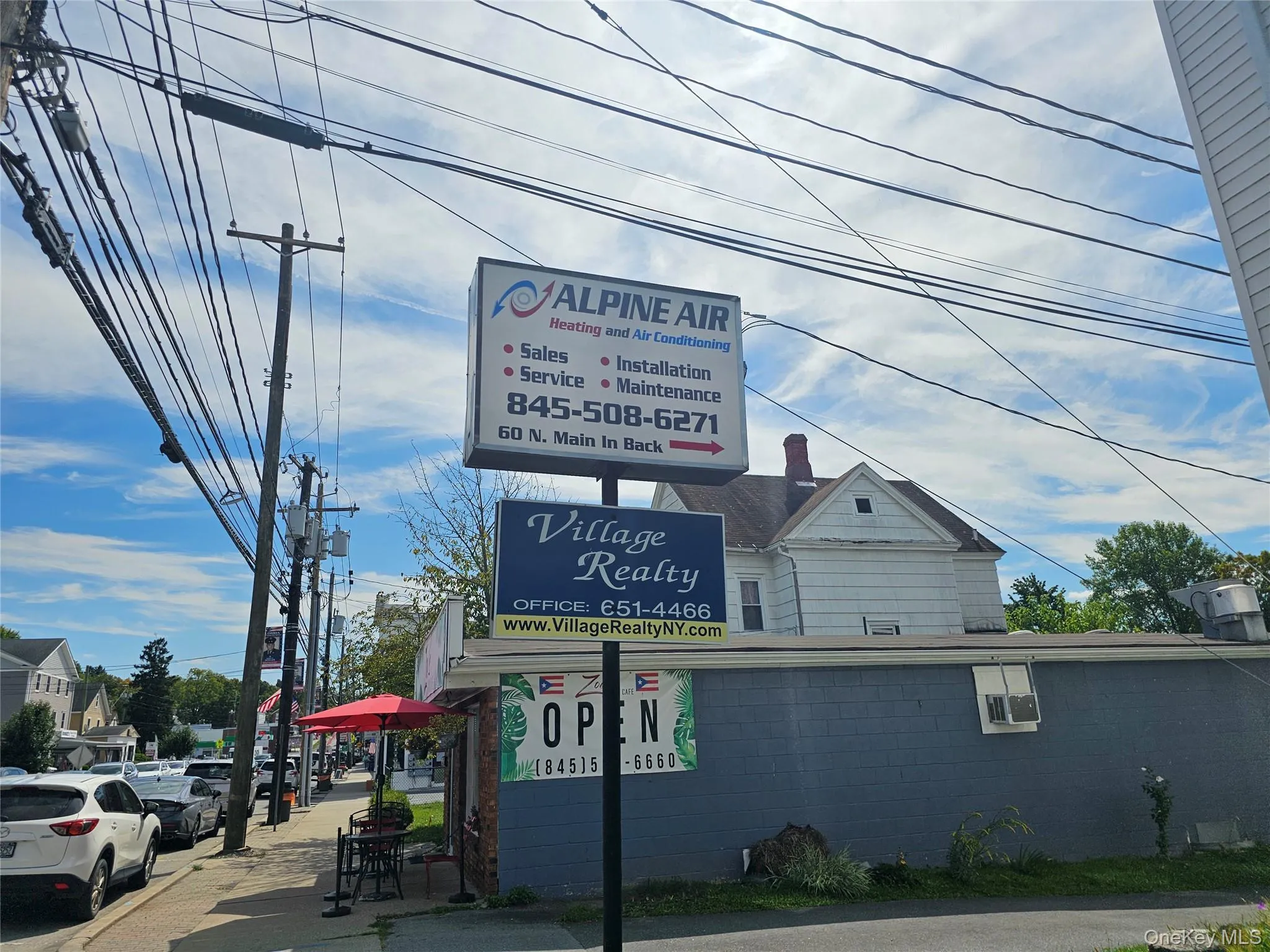 Exterior view of concrete block siding Exterior view of concrete block siding