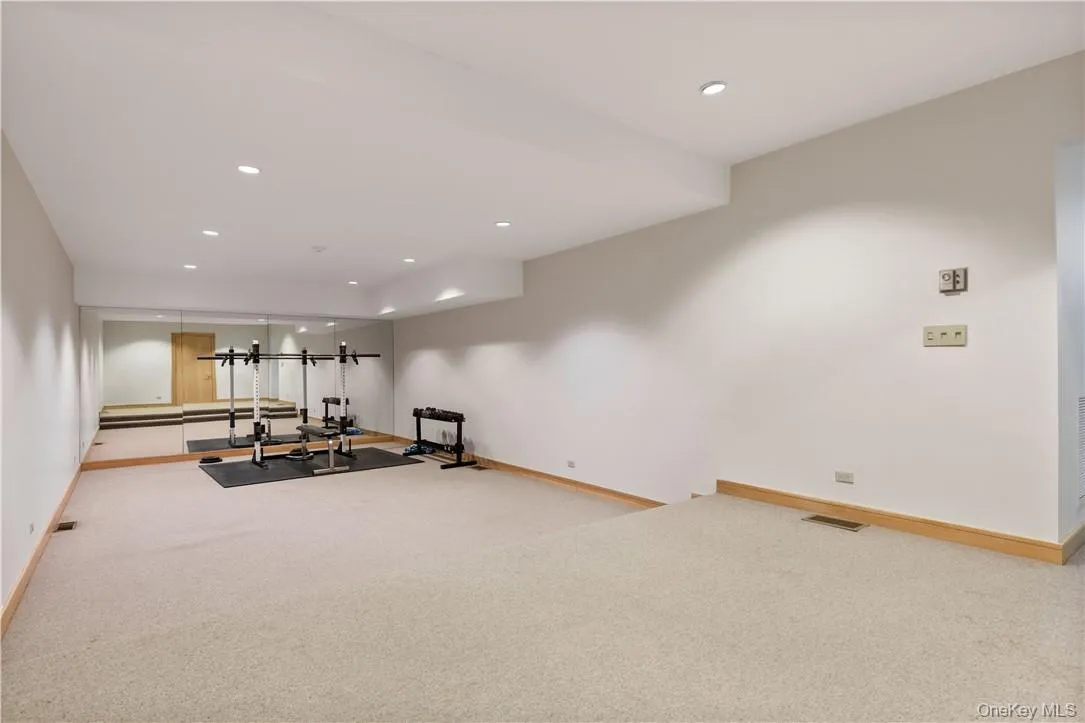 Lower Level Excercise/Gym Area or media Room Lower Level Excercise/Gym Area or media Room