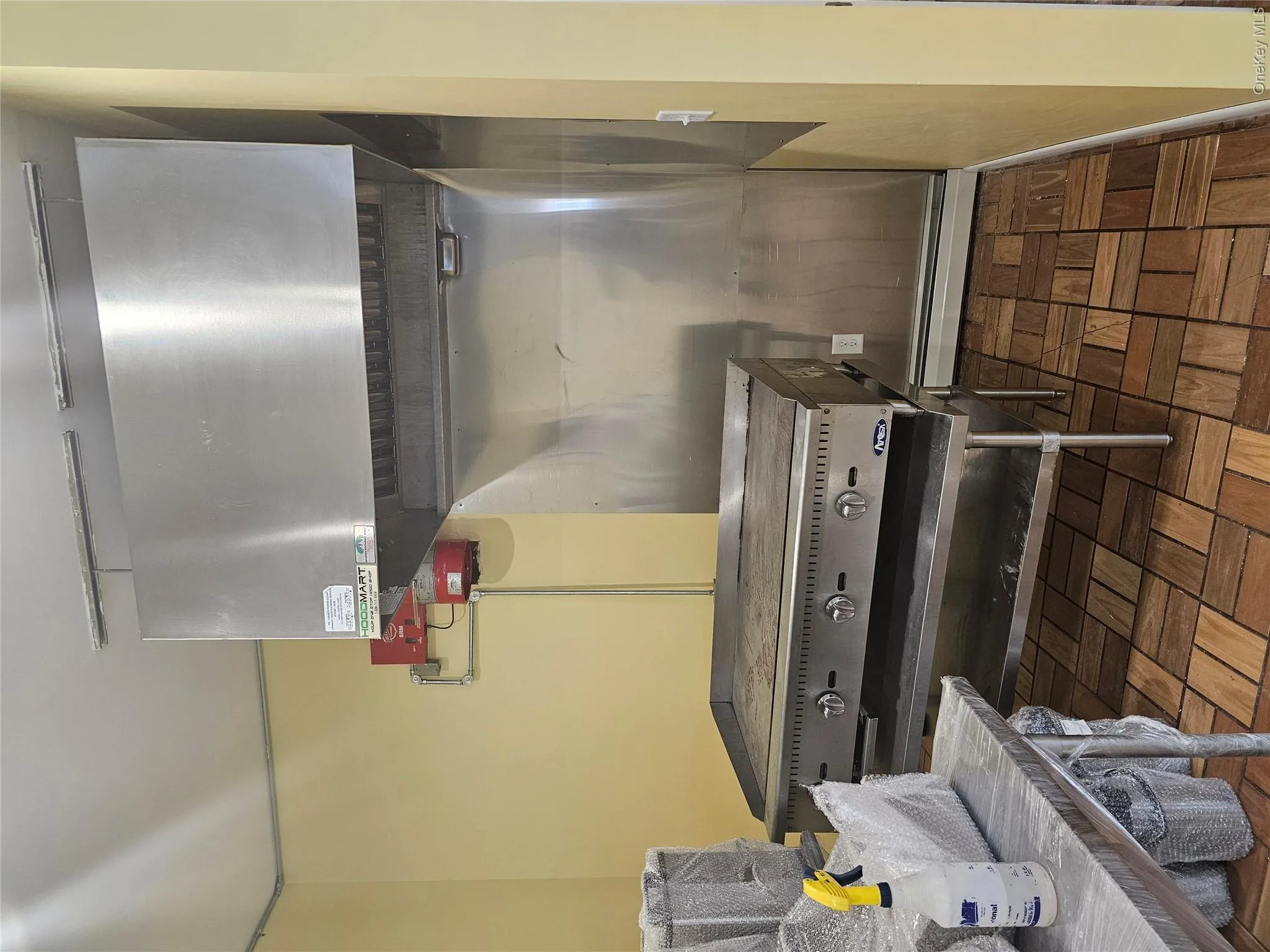 Detailed view of a baseboard heating unit Detailed view of a baseboard heating unit