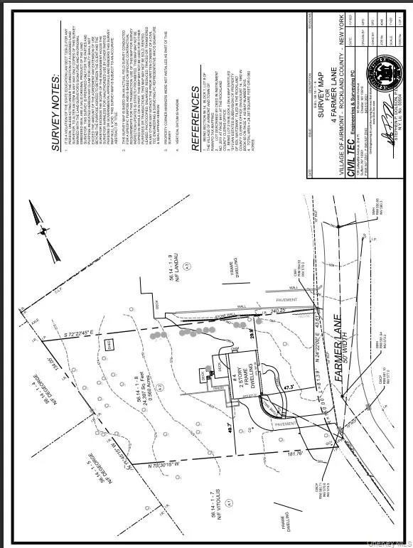Survey map / technical document Survey map / technical document