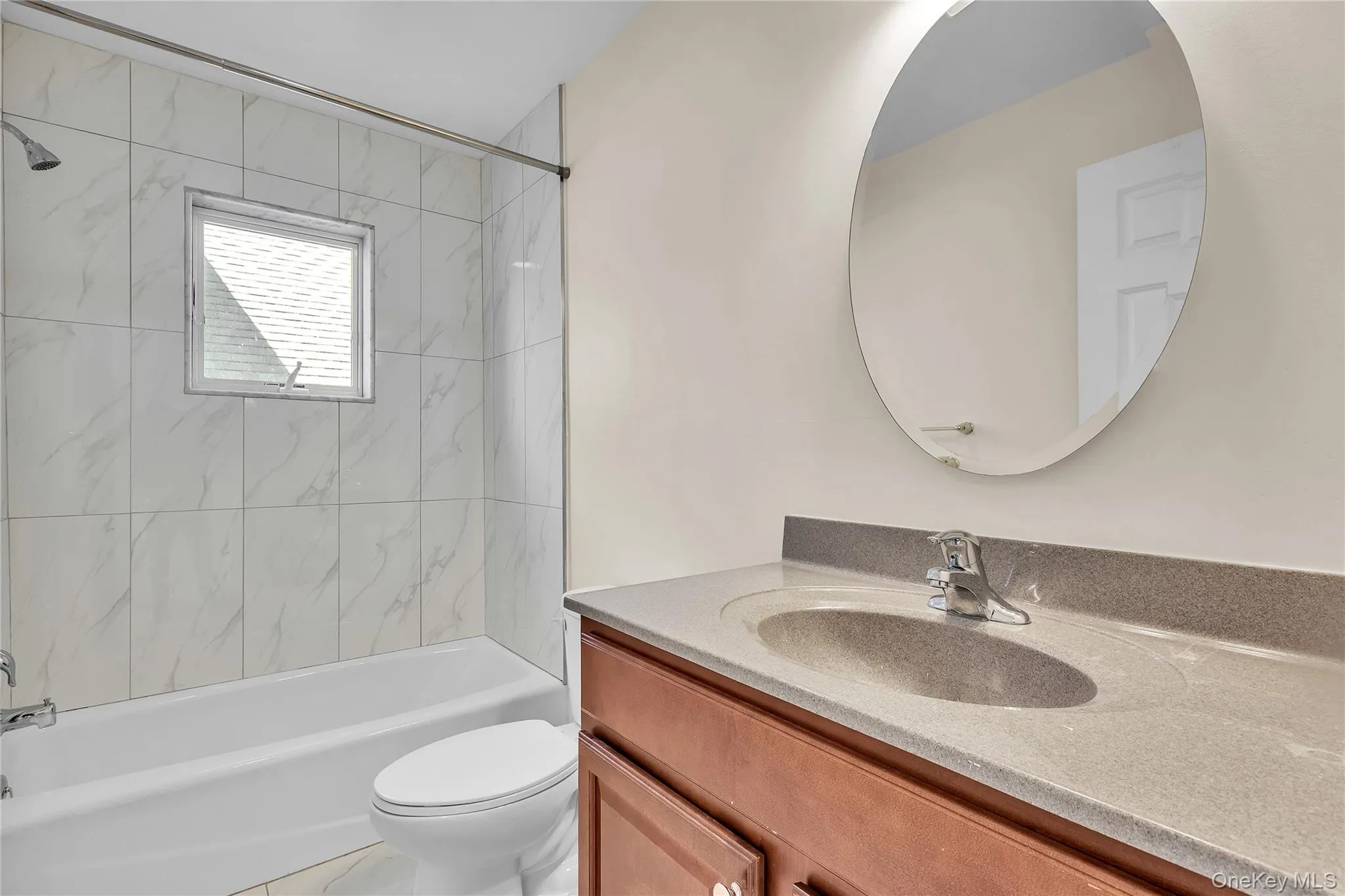 Bathroom with shower / tub combination and vanity Bathroom with shower / tub combination and vanity