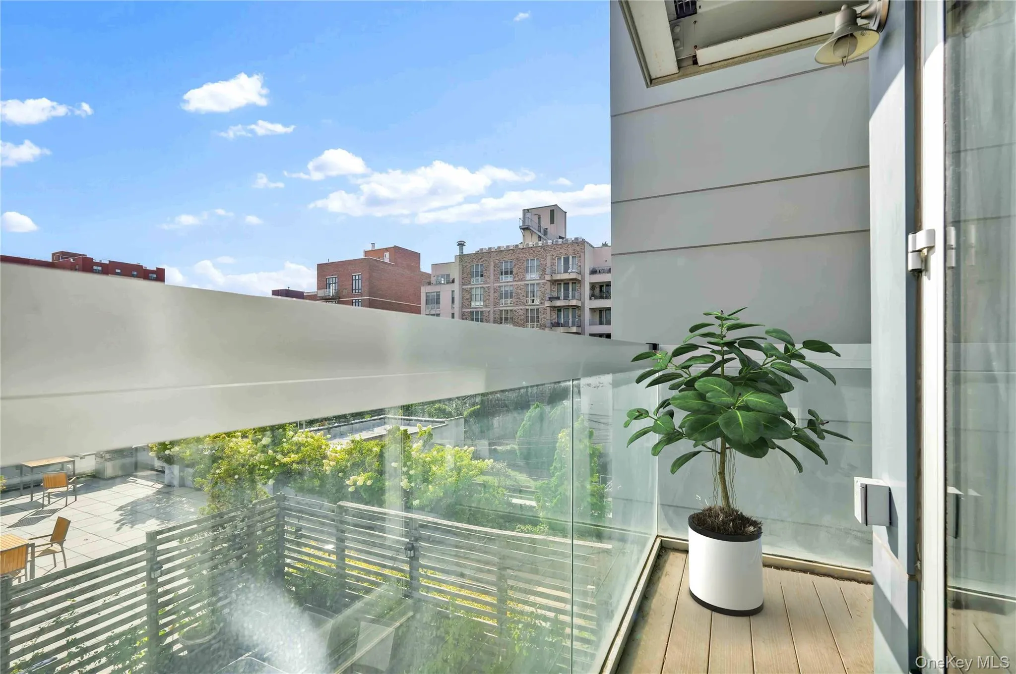 Balcony featuring a view of city Balcony featuring a view of city