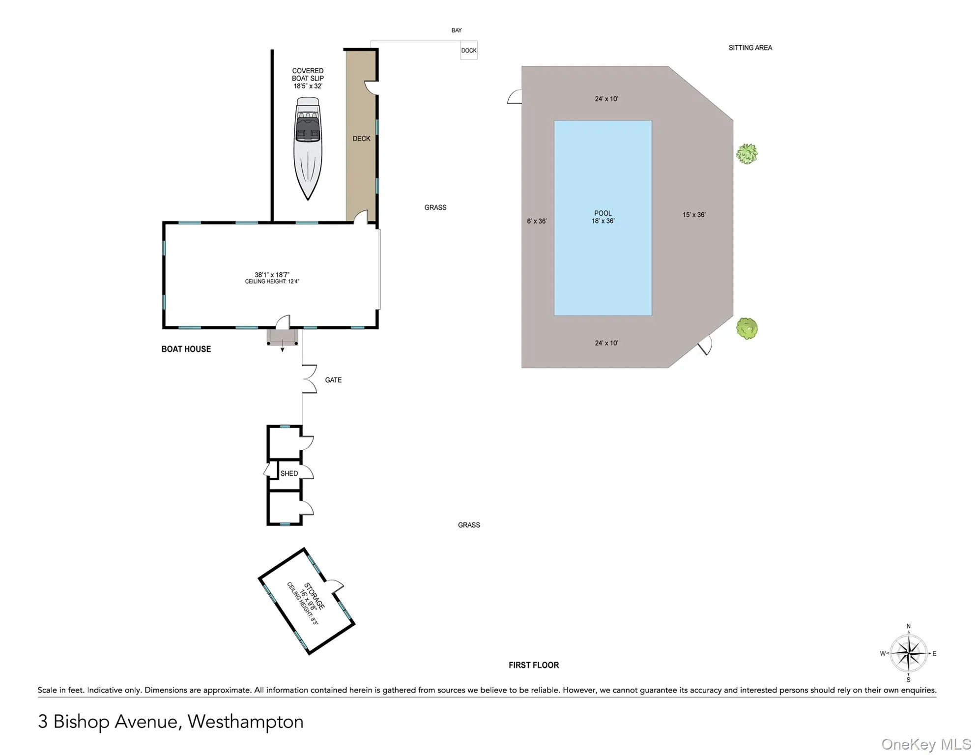 Outside & Boat House Floor Plan Outside & Boat House Floor Plan