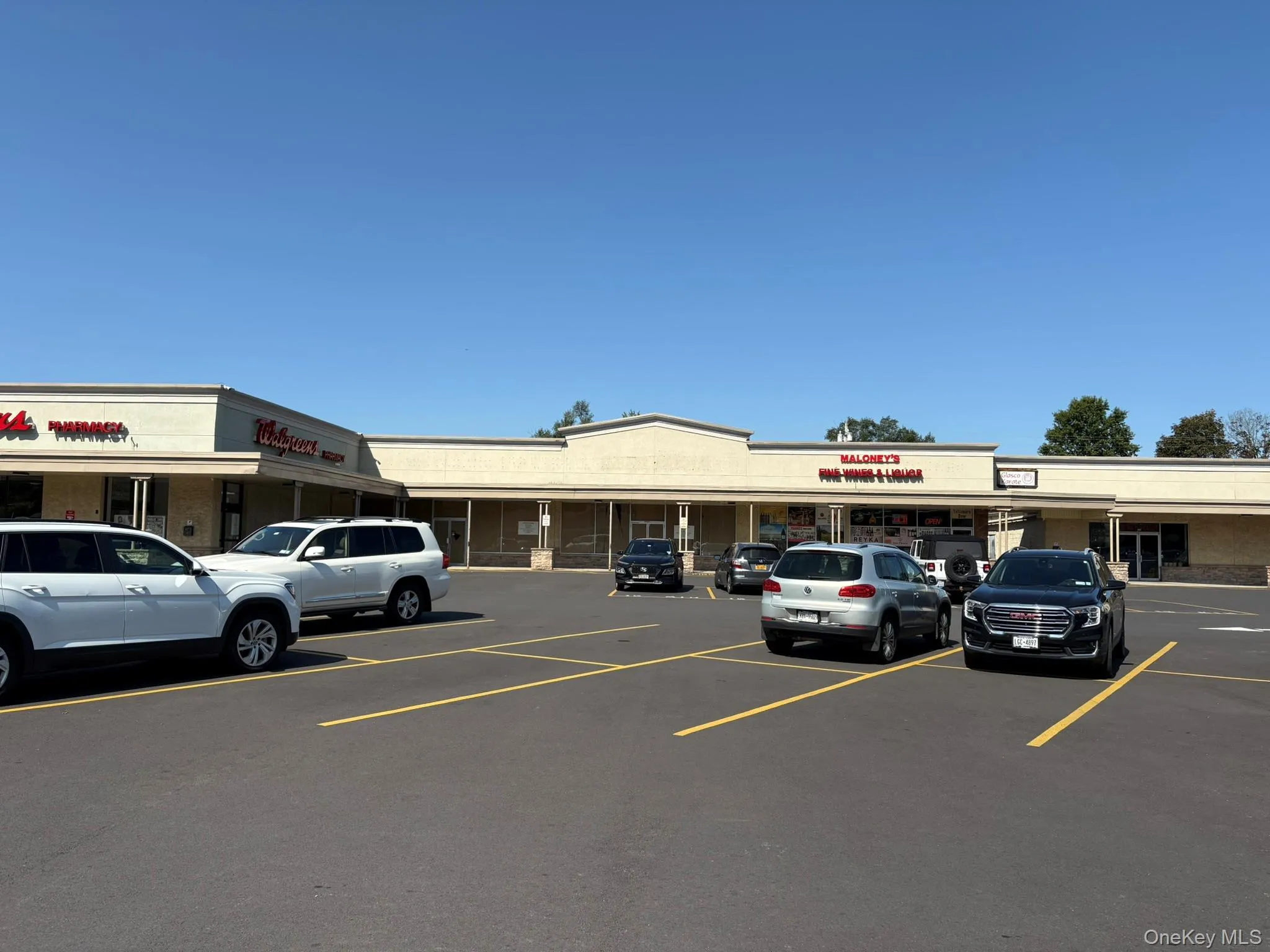 View of uncovered parking lot View of uncovered parking lot