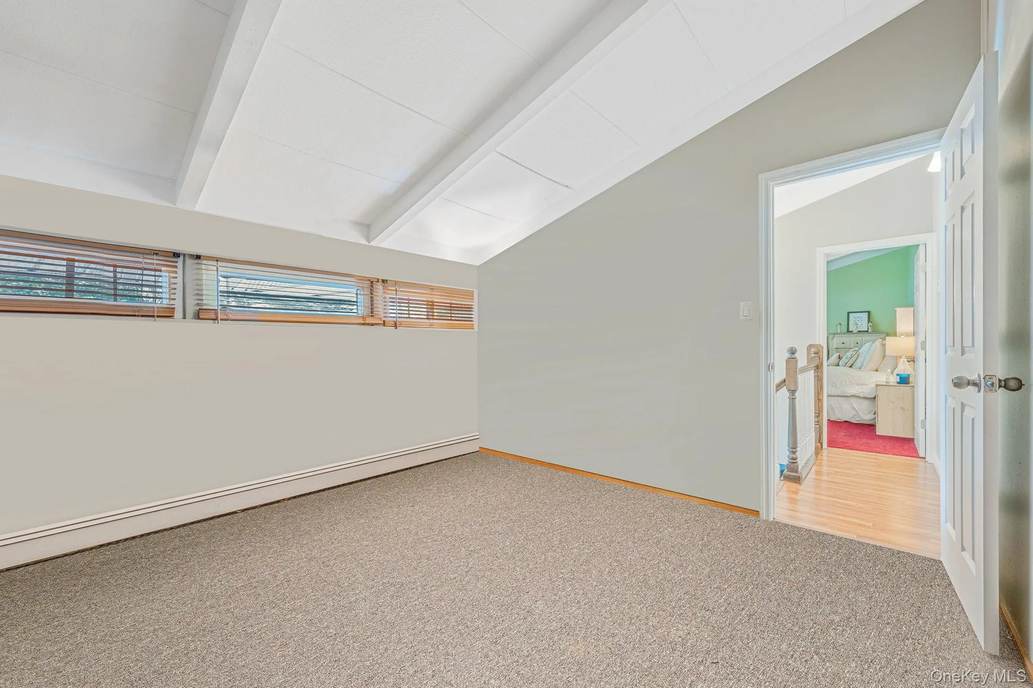 Spare room with baseboard heating and carpet flooring Spare room with baseboard heating and carpet flooring