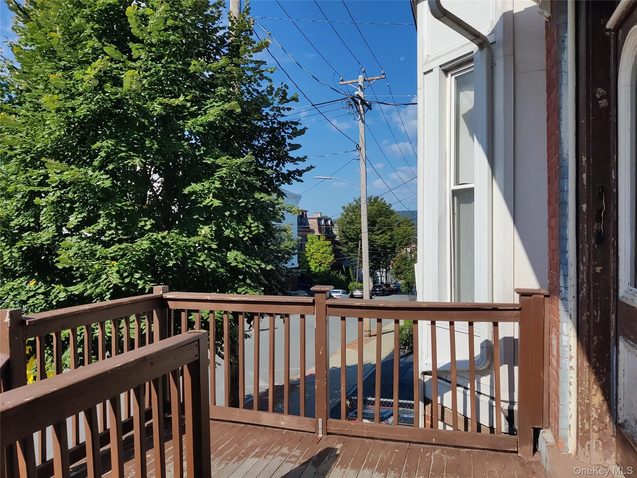 View of wooden terrace View of wooden terrace