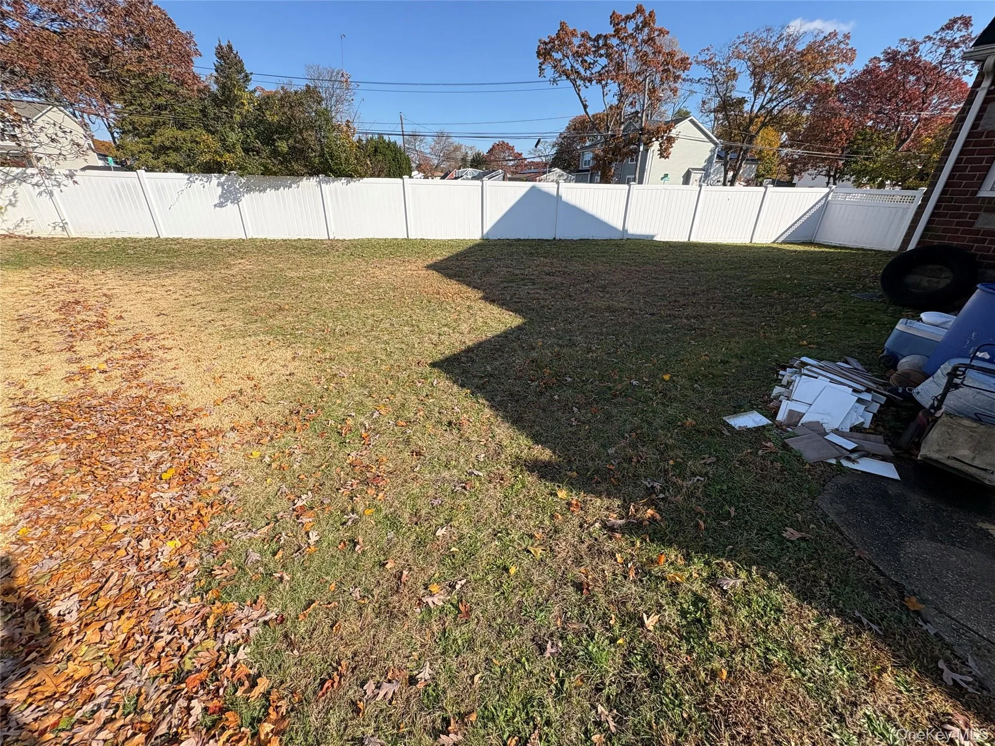 View of fenced backyard View of fenced backyard