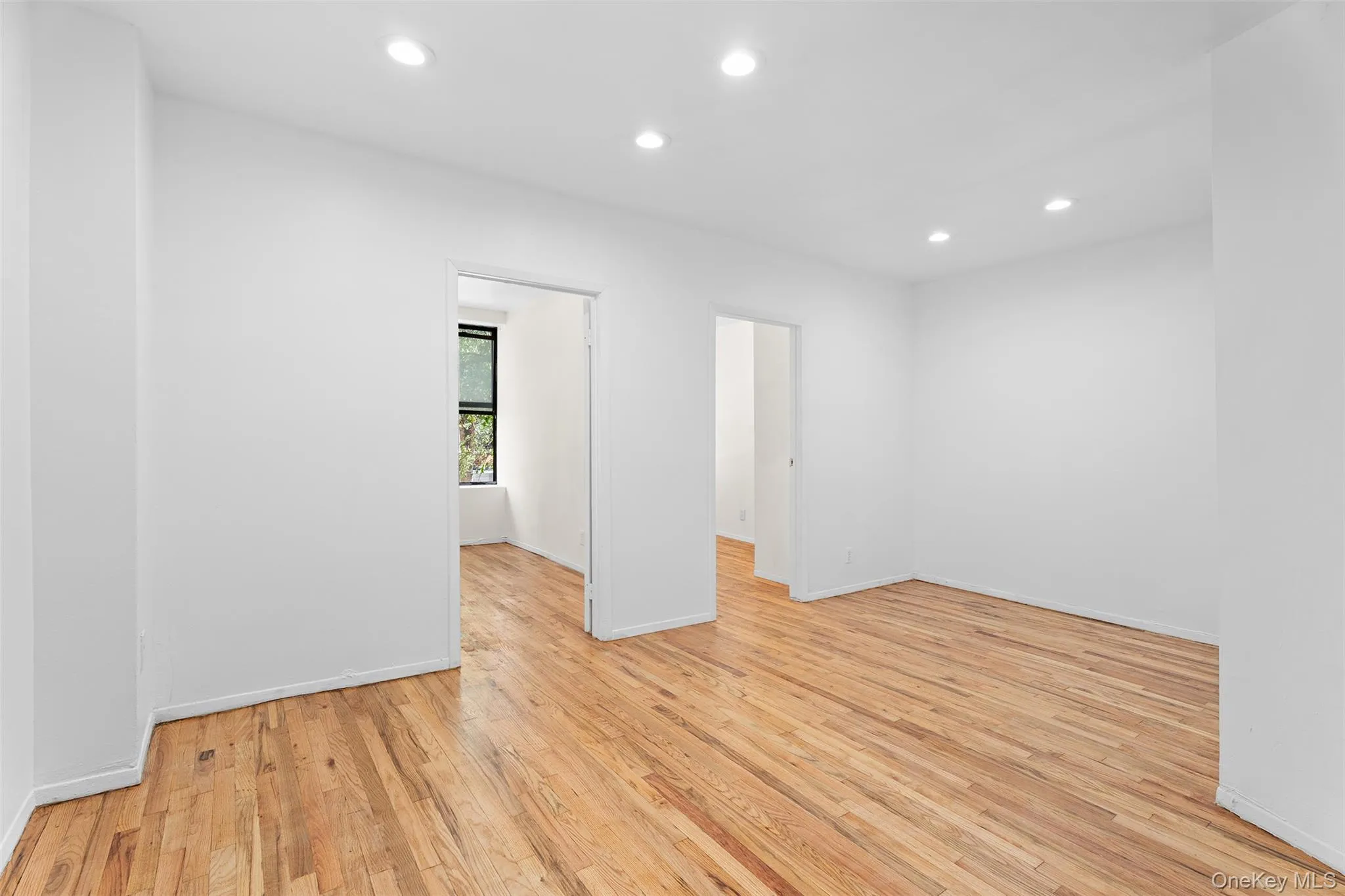 Spare room with recessed lighting and light wood-style floors Spare room with recessed lighting and light wood-style floors