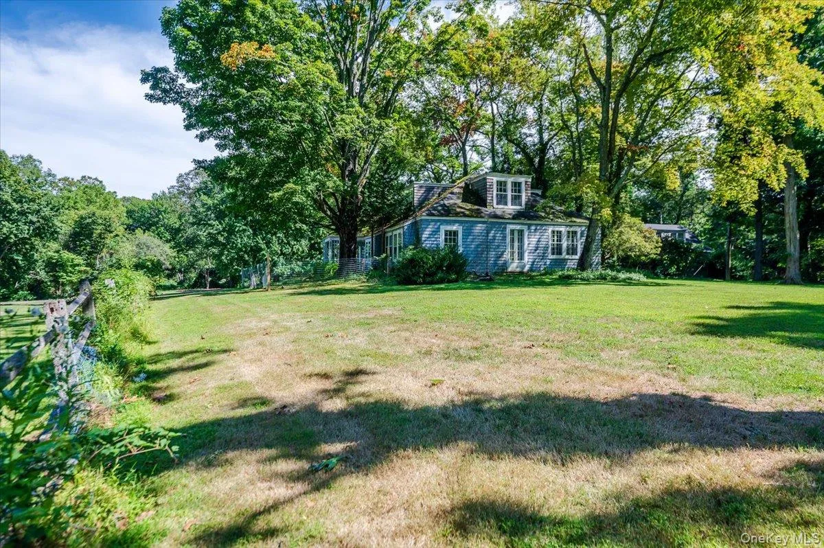 View of green lawn featuring view of scattered trees View of green lawn featuring view of scattered trees