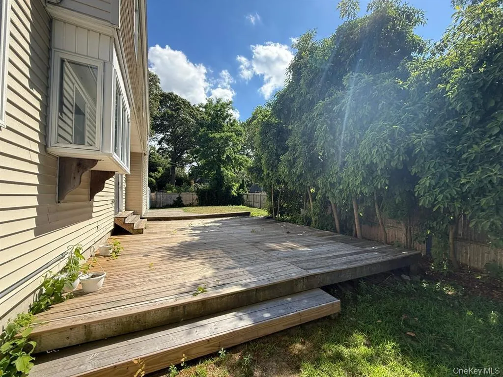 View of wooden deck View of wooden deck