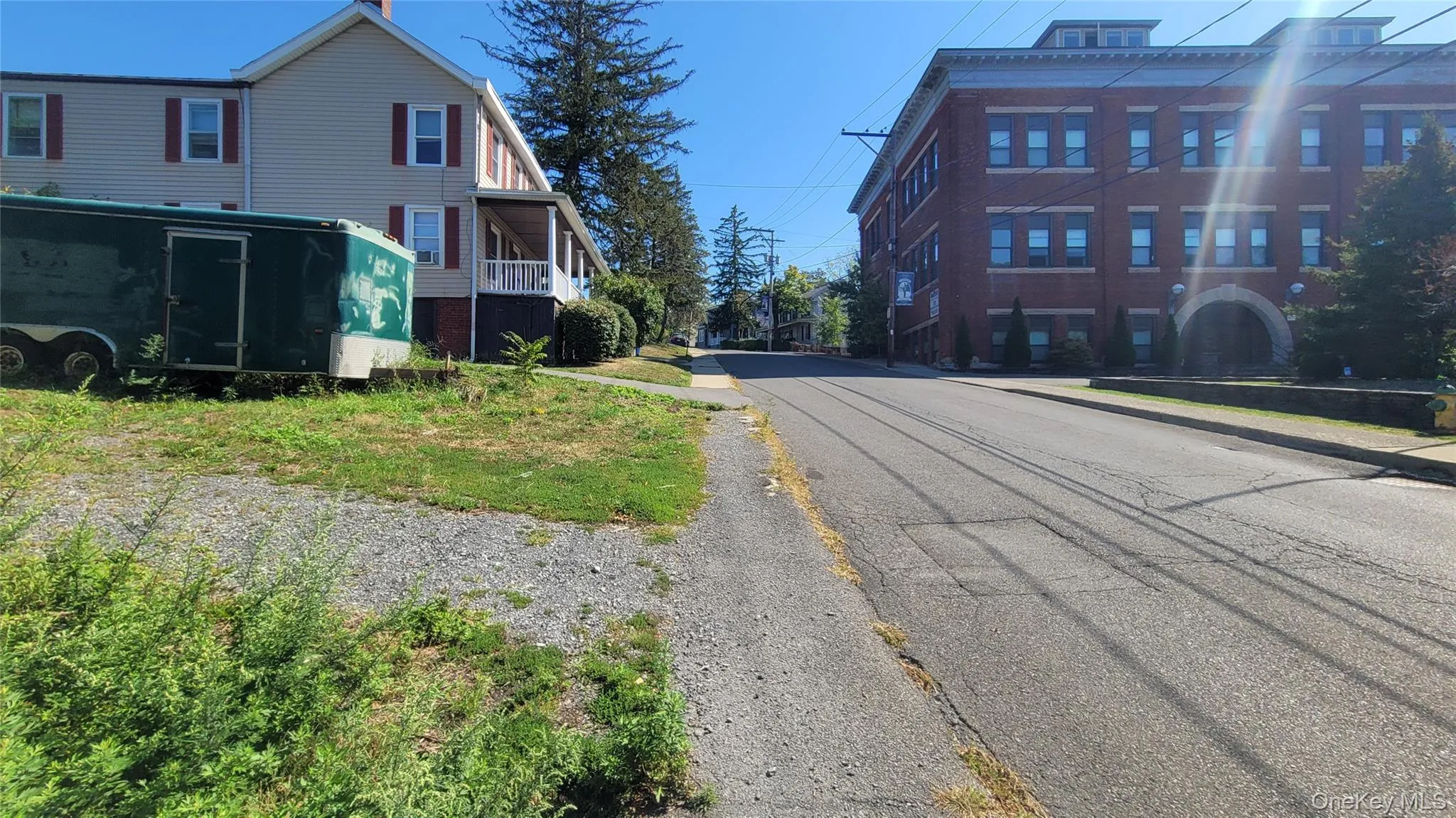 View of asphalt street View of asphalt street