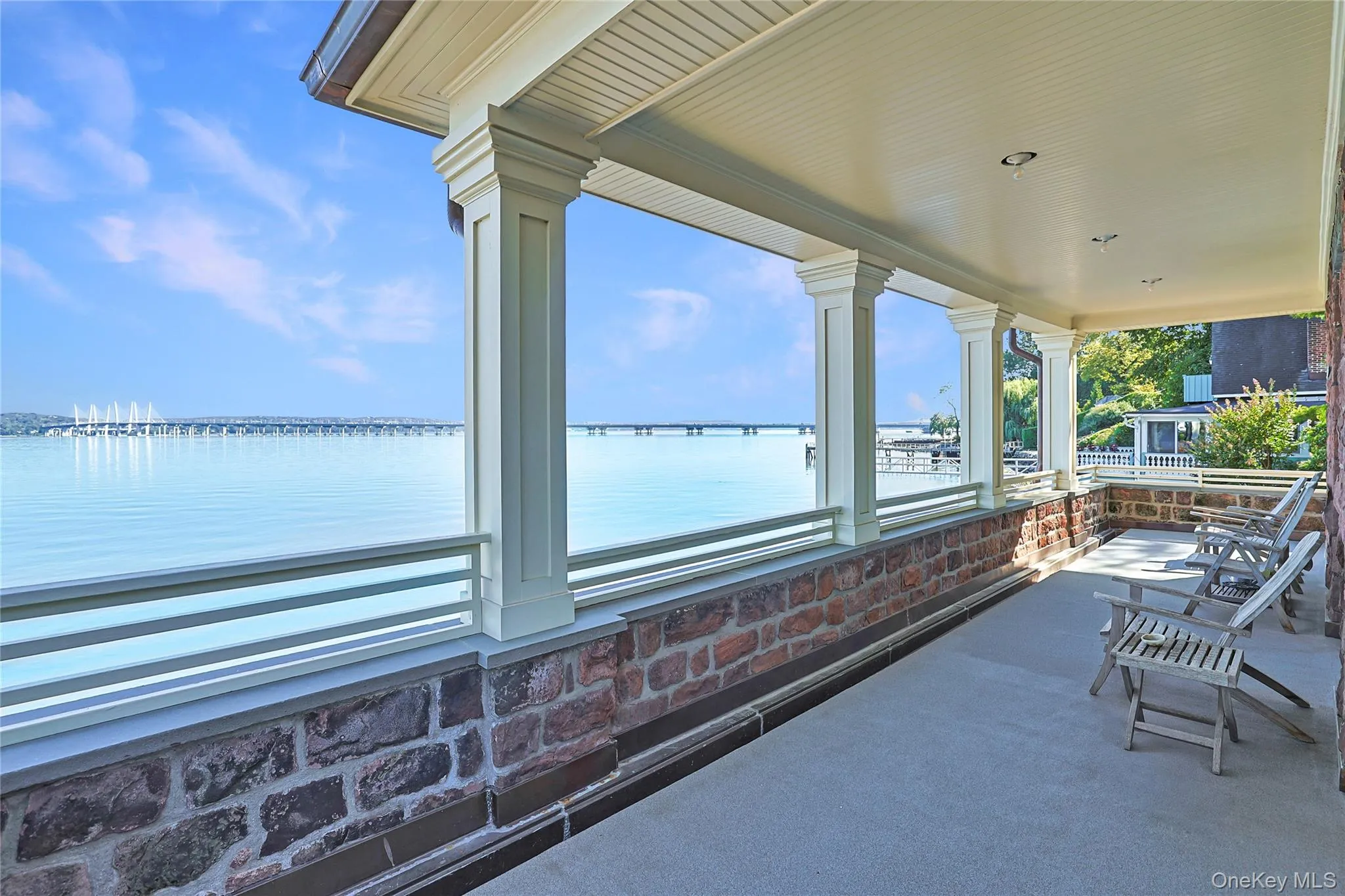 View of patio featuring a water view View of patio featuring a water view