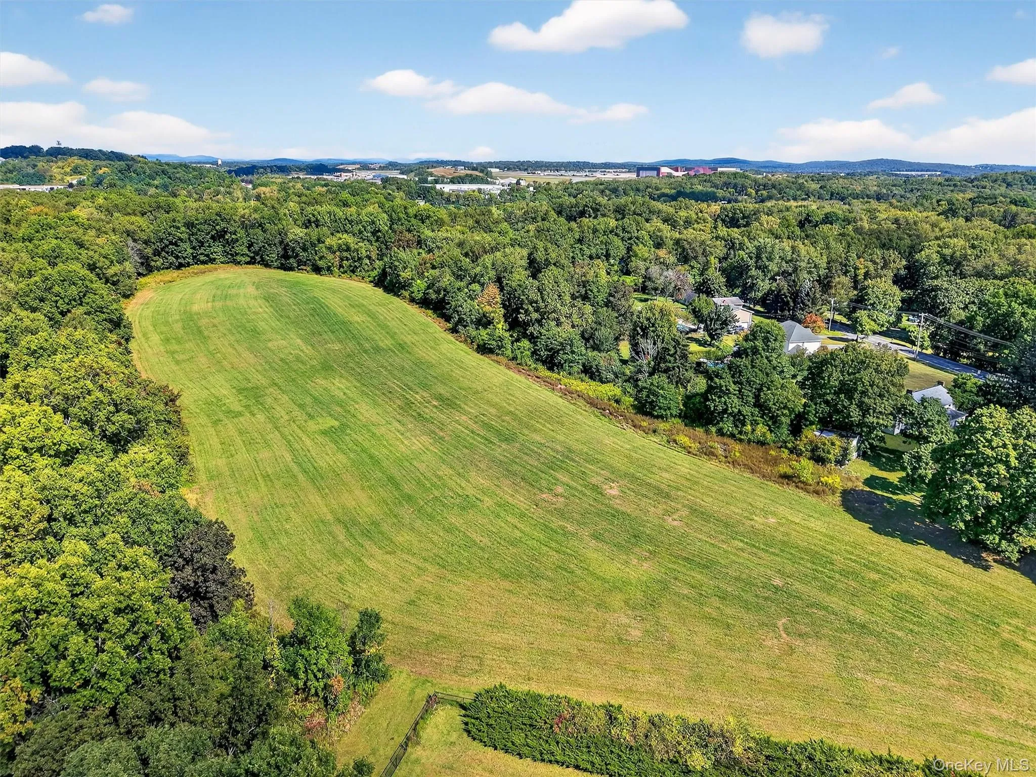 Bird's eye view of a heavily wooded area Bird's eye view of a heavily wooded area