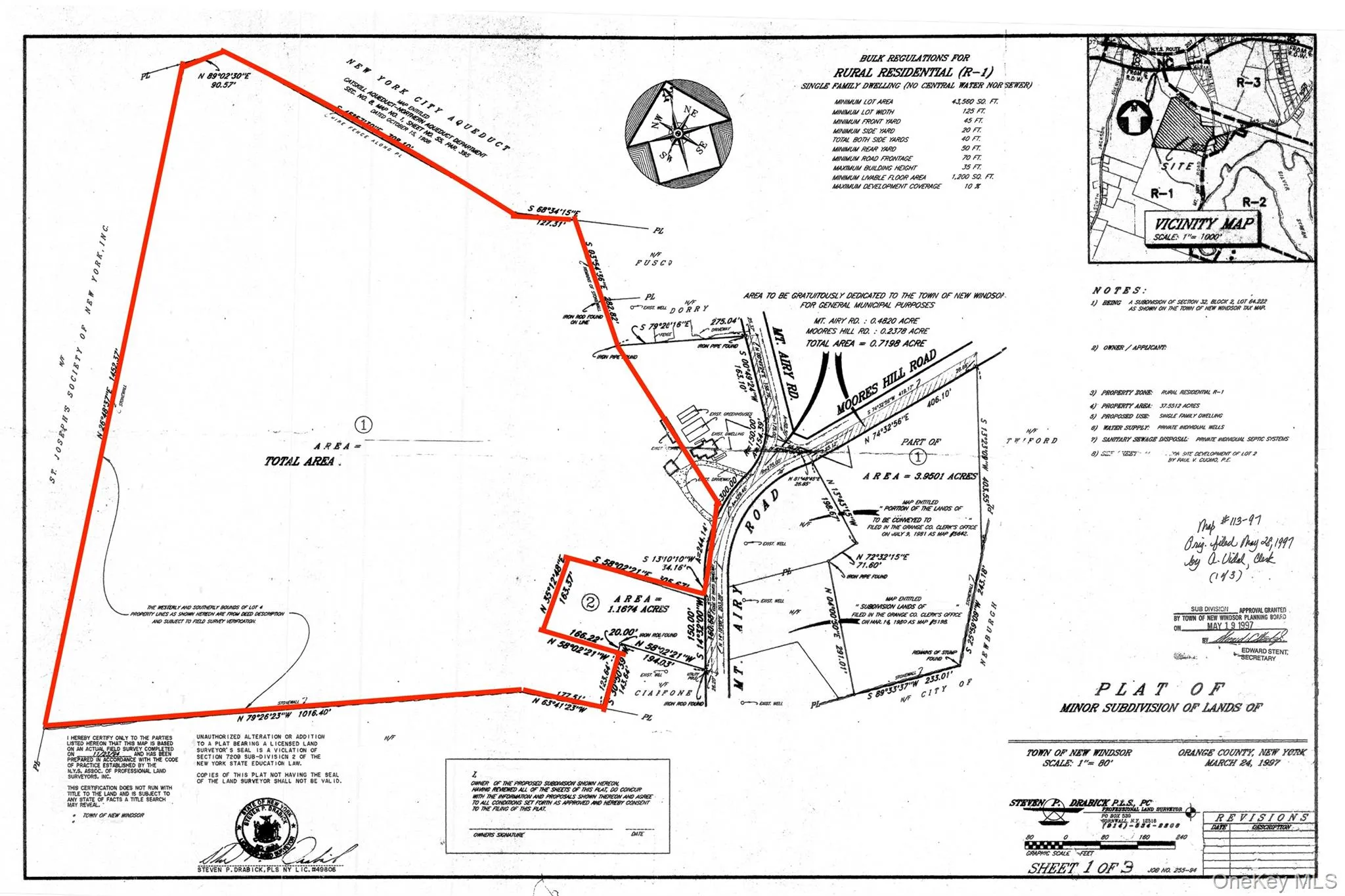 Survey map / technical document Survey map / technical document