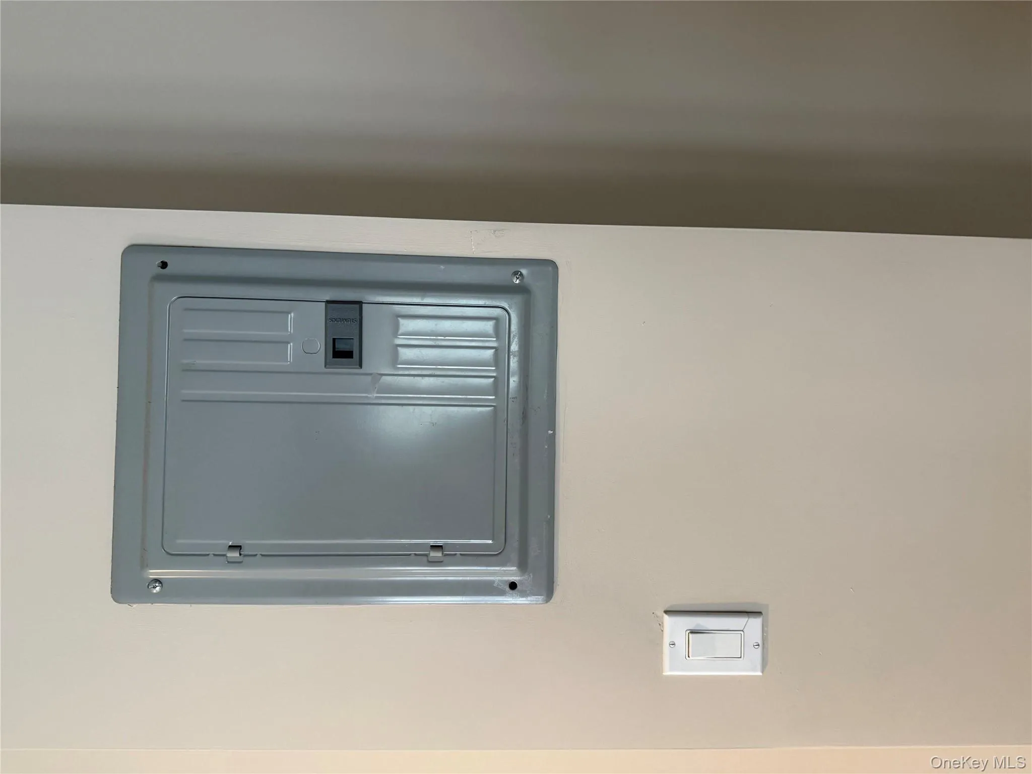 Detailed view of electric panel Detailed view of electric panel