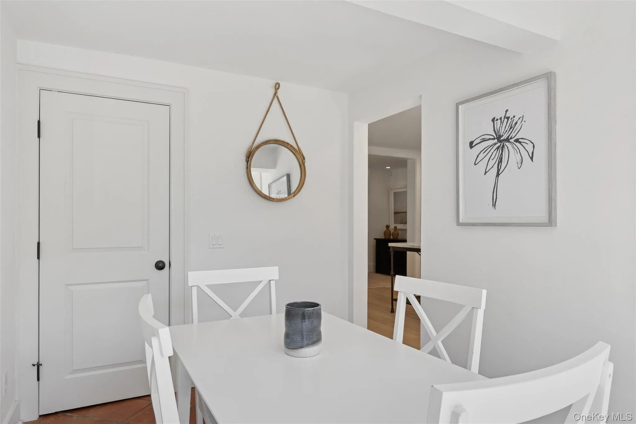 Dining room featuring tile patterned floors Dining room featuring tile patterned floors