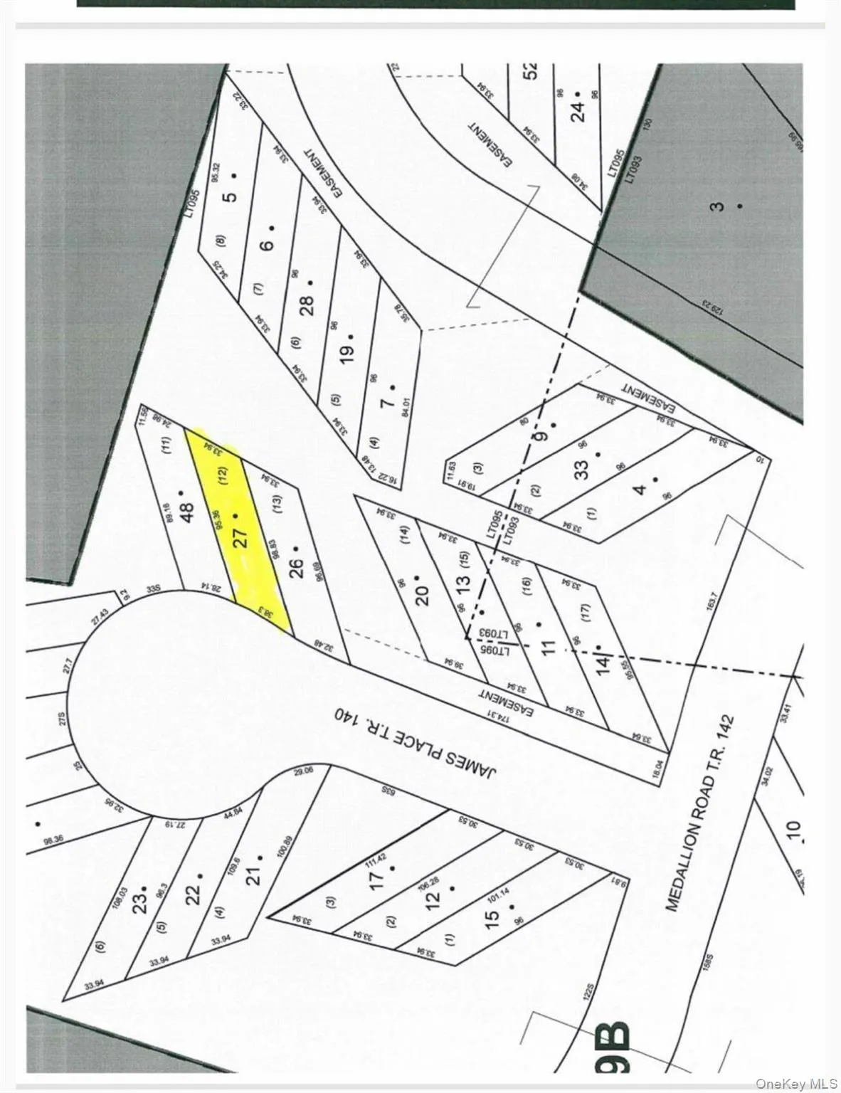 Map showing property parcels Map showing property parcels