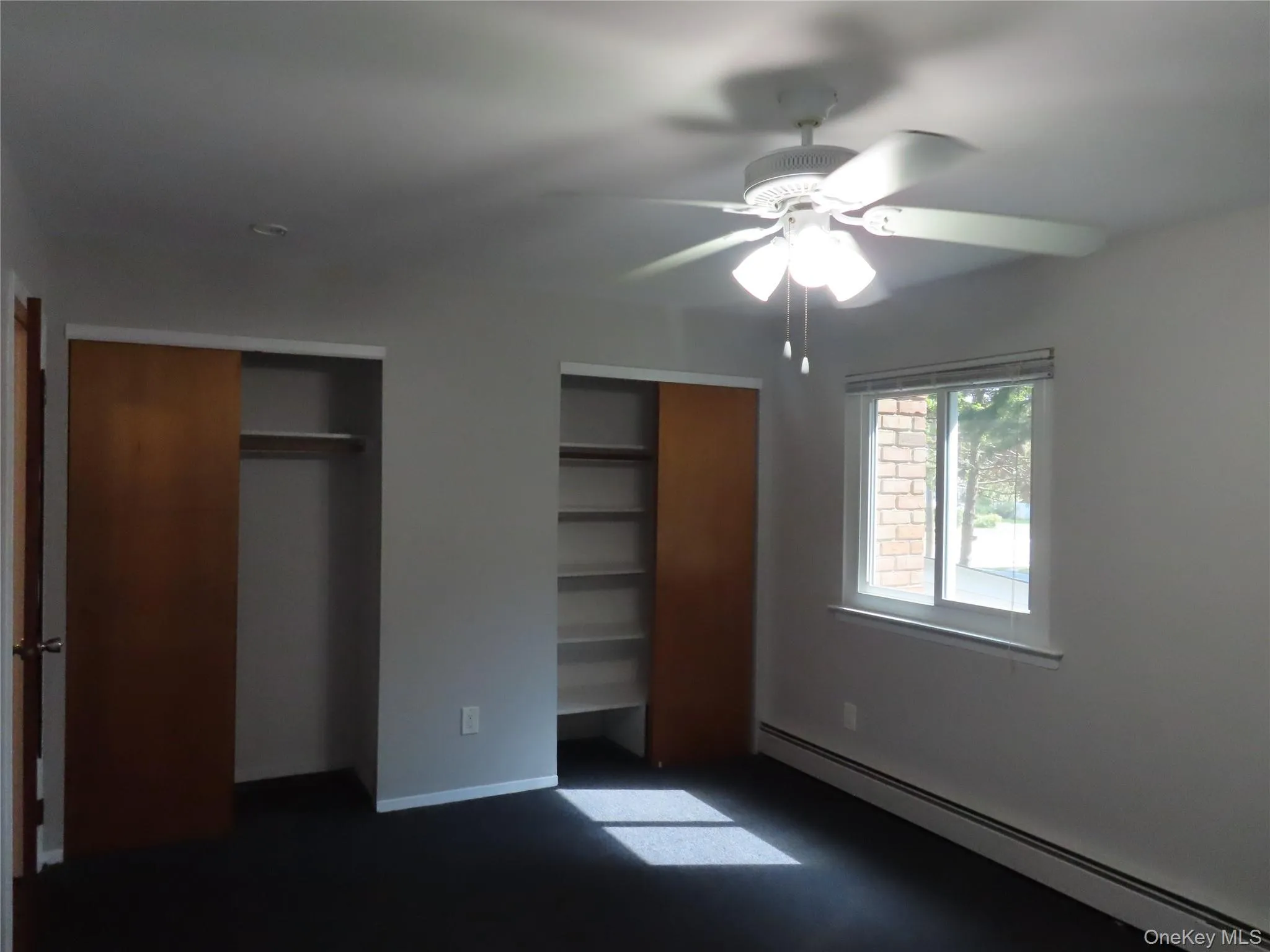 Main bedroom with dual closets Main bedroom with dual closets