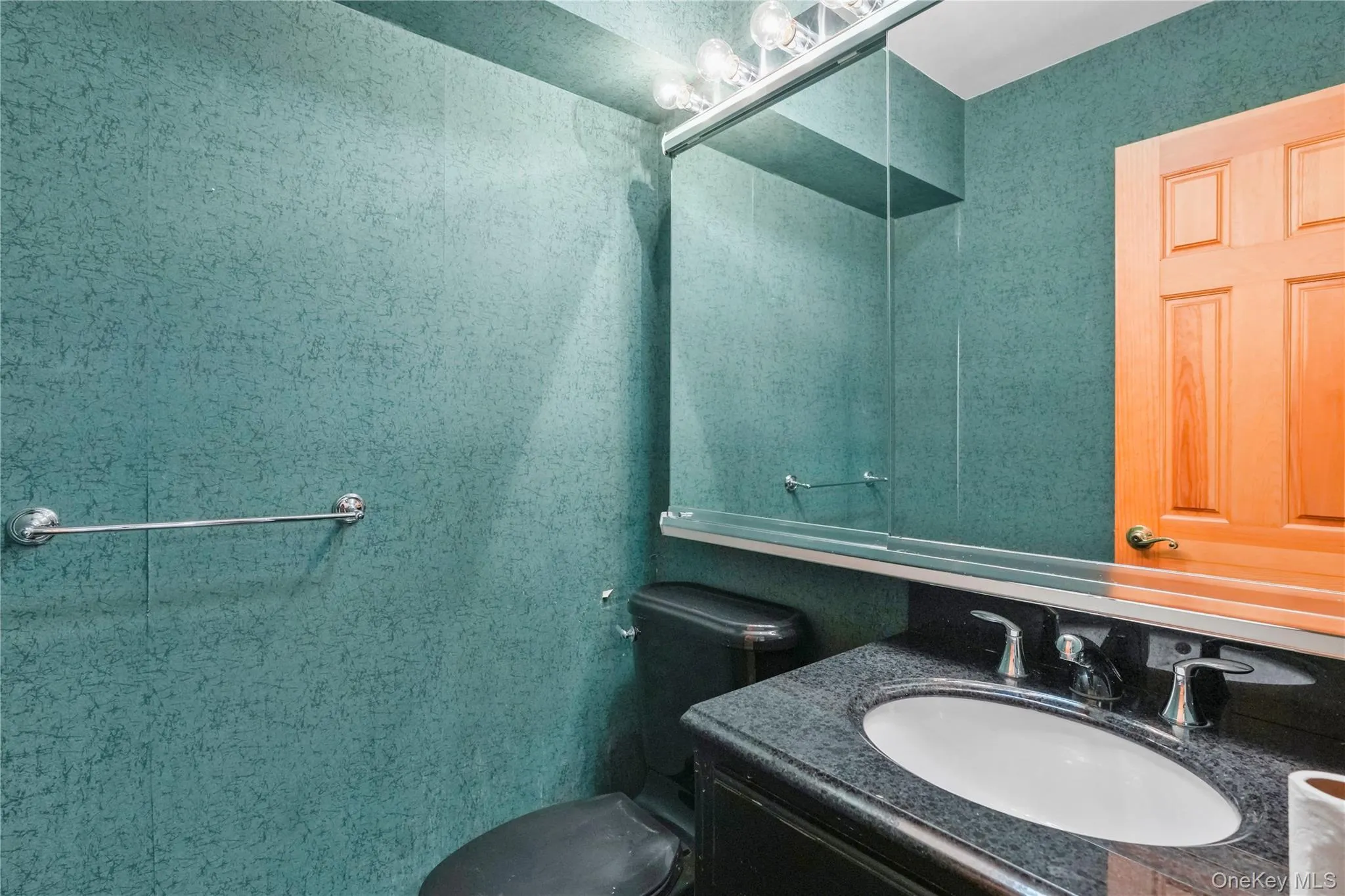 Half bath on first floor. Half bath on first floor.