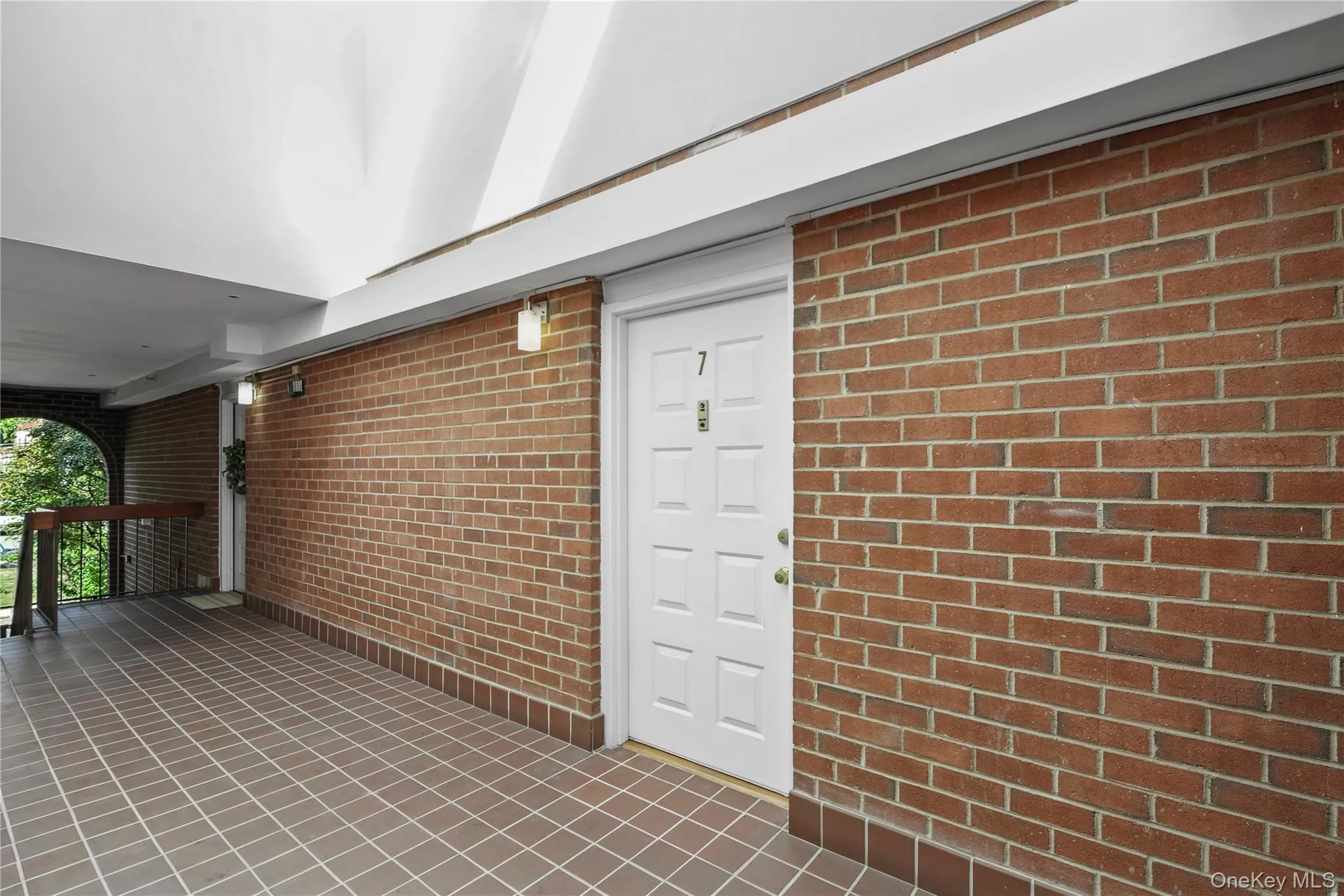 Entry door to two level condo. Entry door to two level condo.