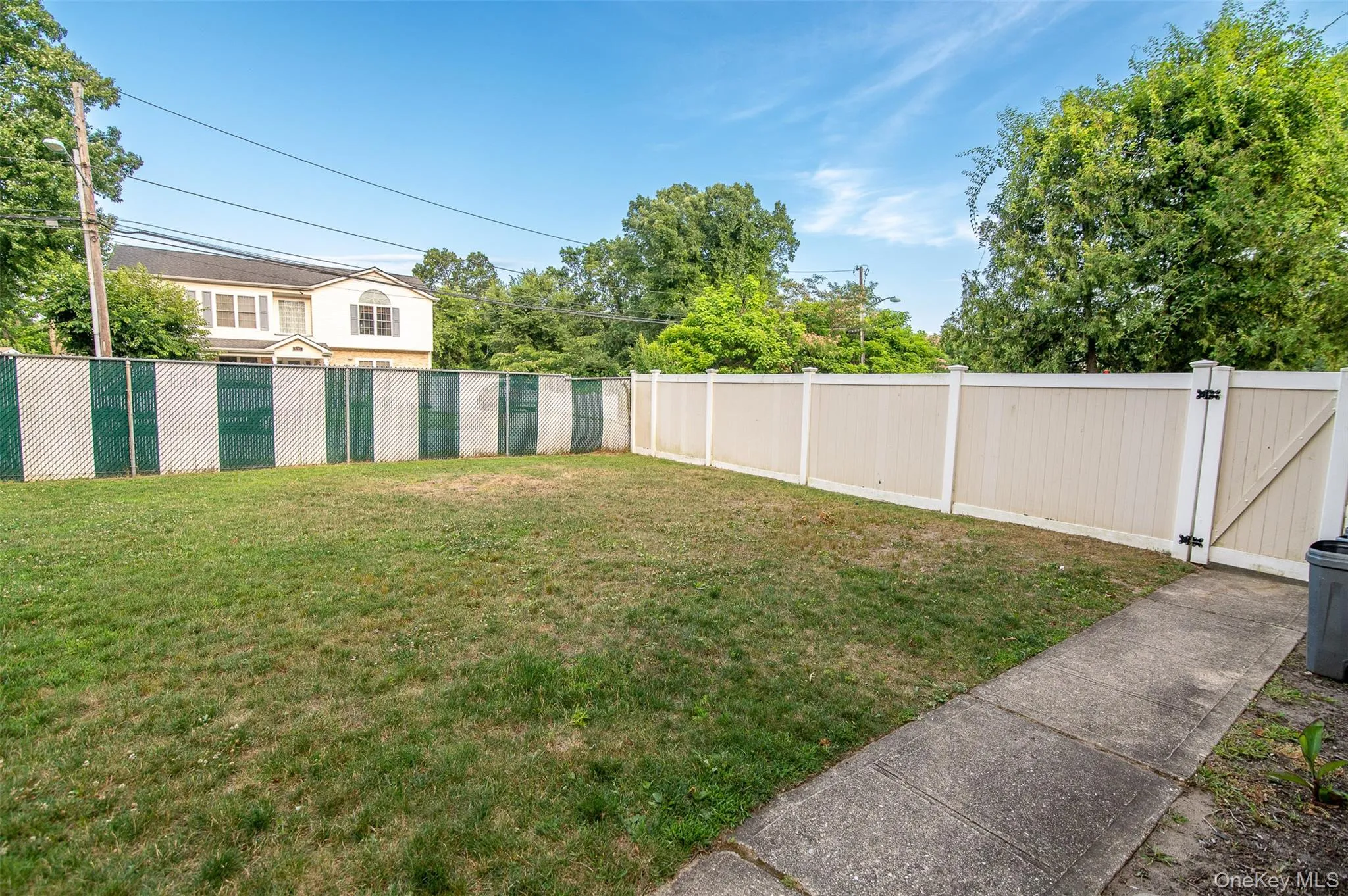 View of fenced backyard View of fenced backyard