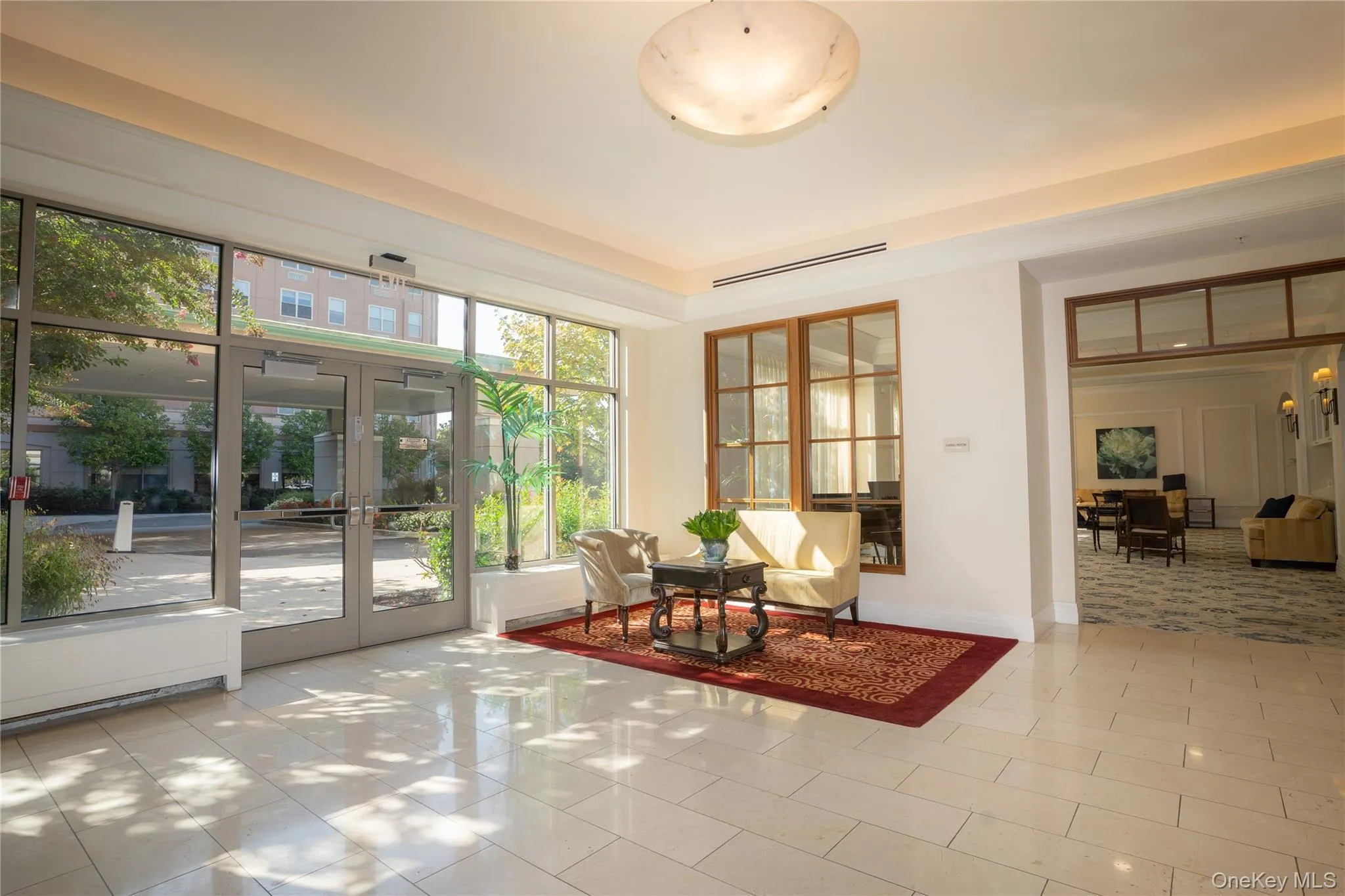Sunny Sitting Area in front of Living Room Sunny Sitting Area in front of Living Room