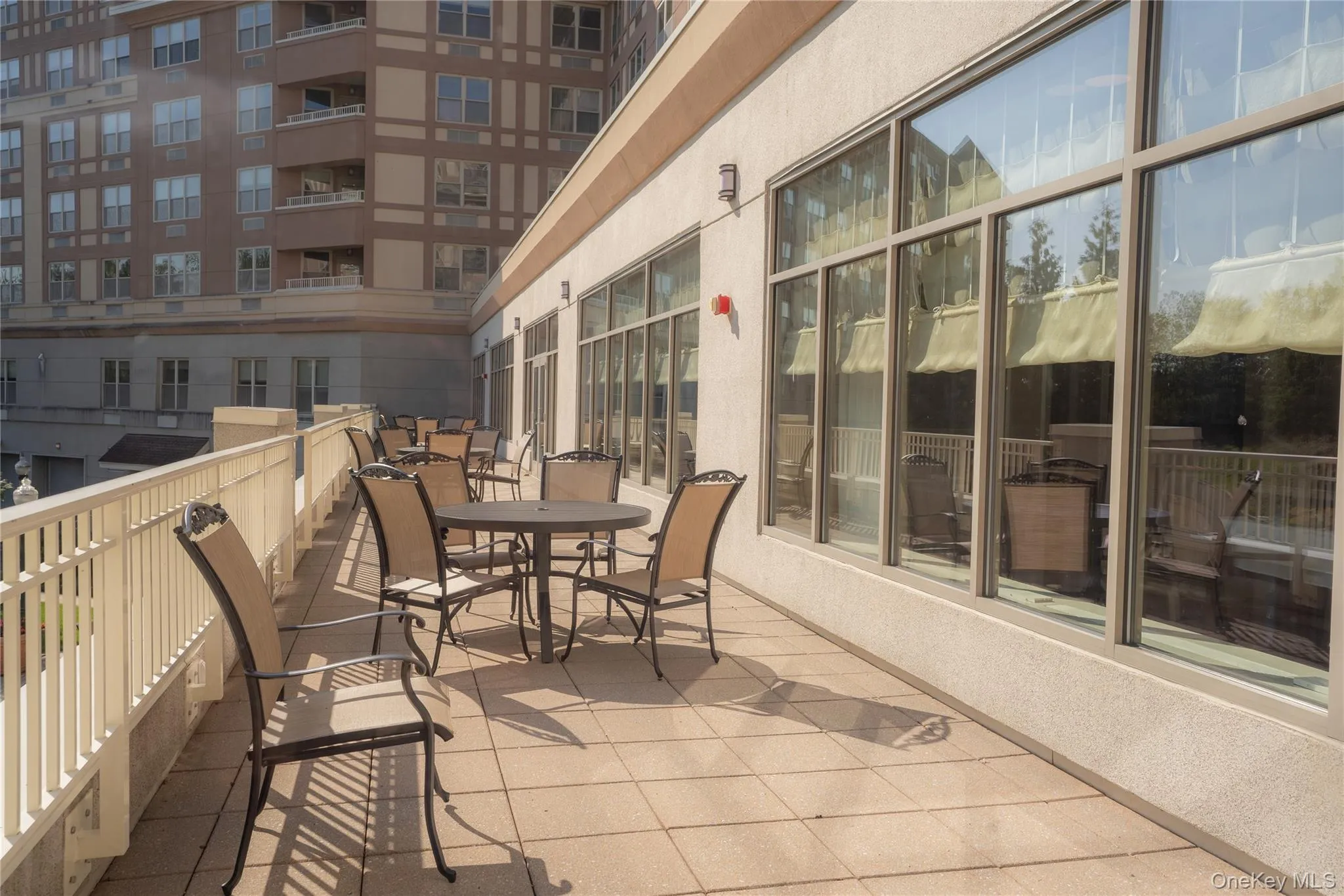 View of patio with outdoor dining space View of patio with outdoor dining space