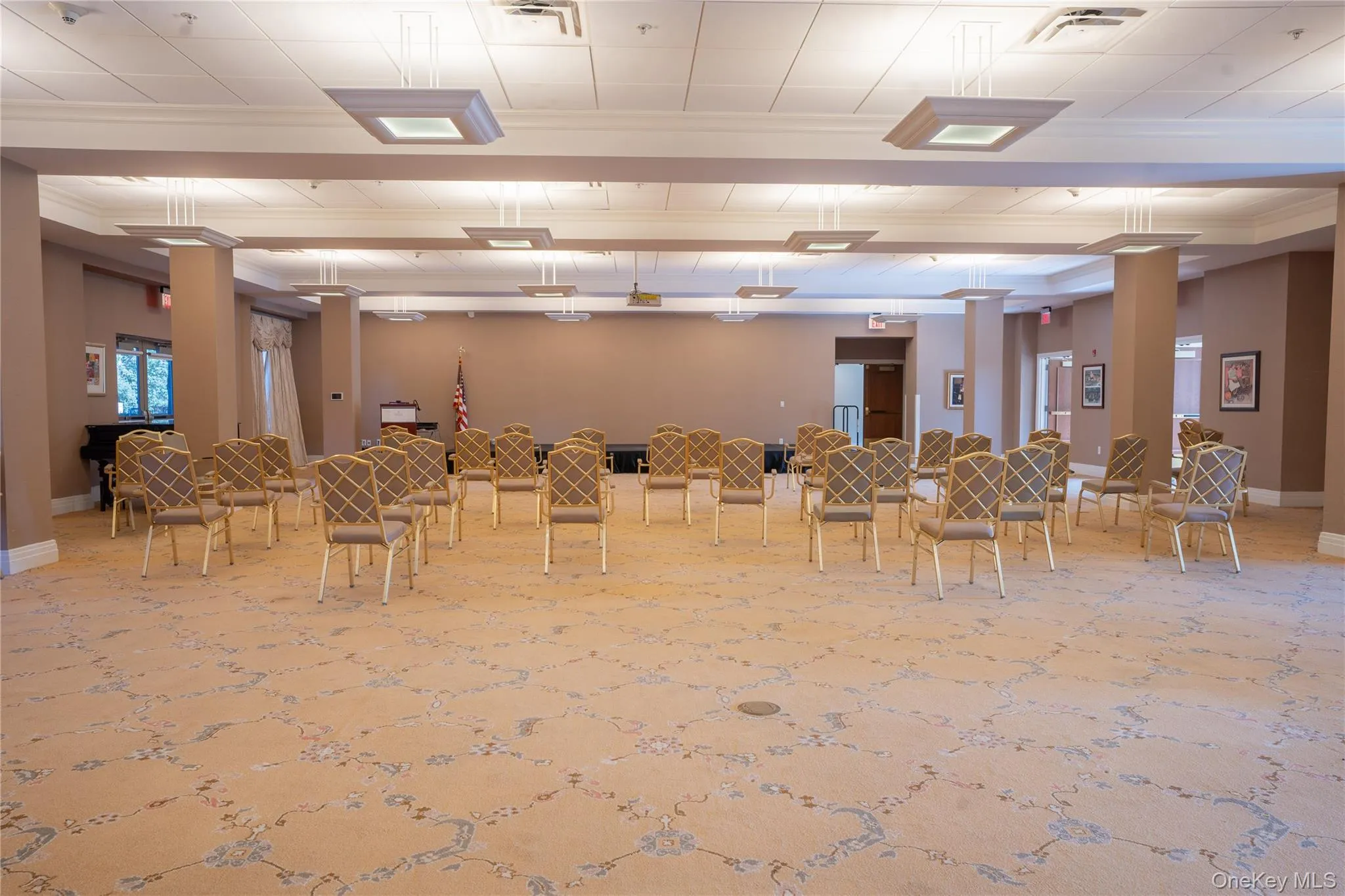Large Ballroom where music performances, large meetings or holiday events occur Large Ballroom where music performances, large meetings or holiday events occur