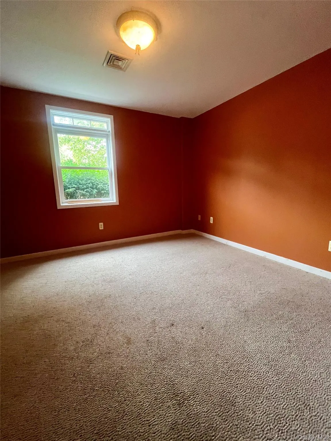Carpeted spare room with baseboards Carpeted spare room with baseboards