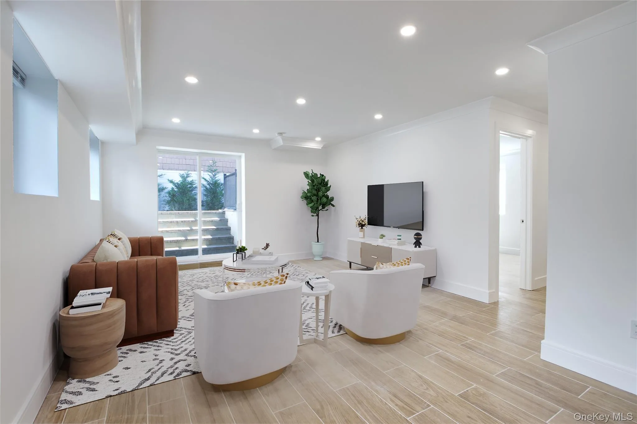 Virtually Staged Basement Virtually Staged Basement