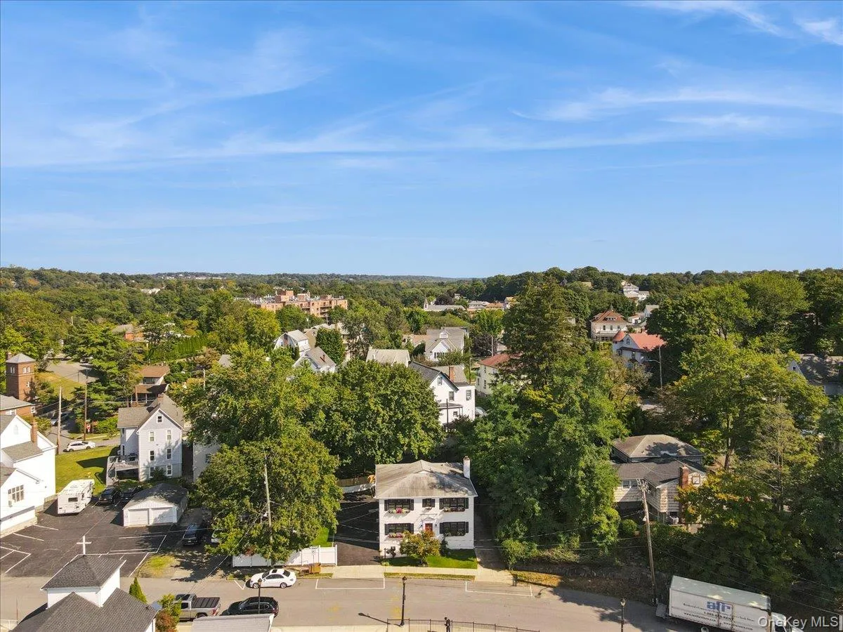 Aerial view of residential area Aerial view of residential area