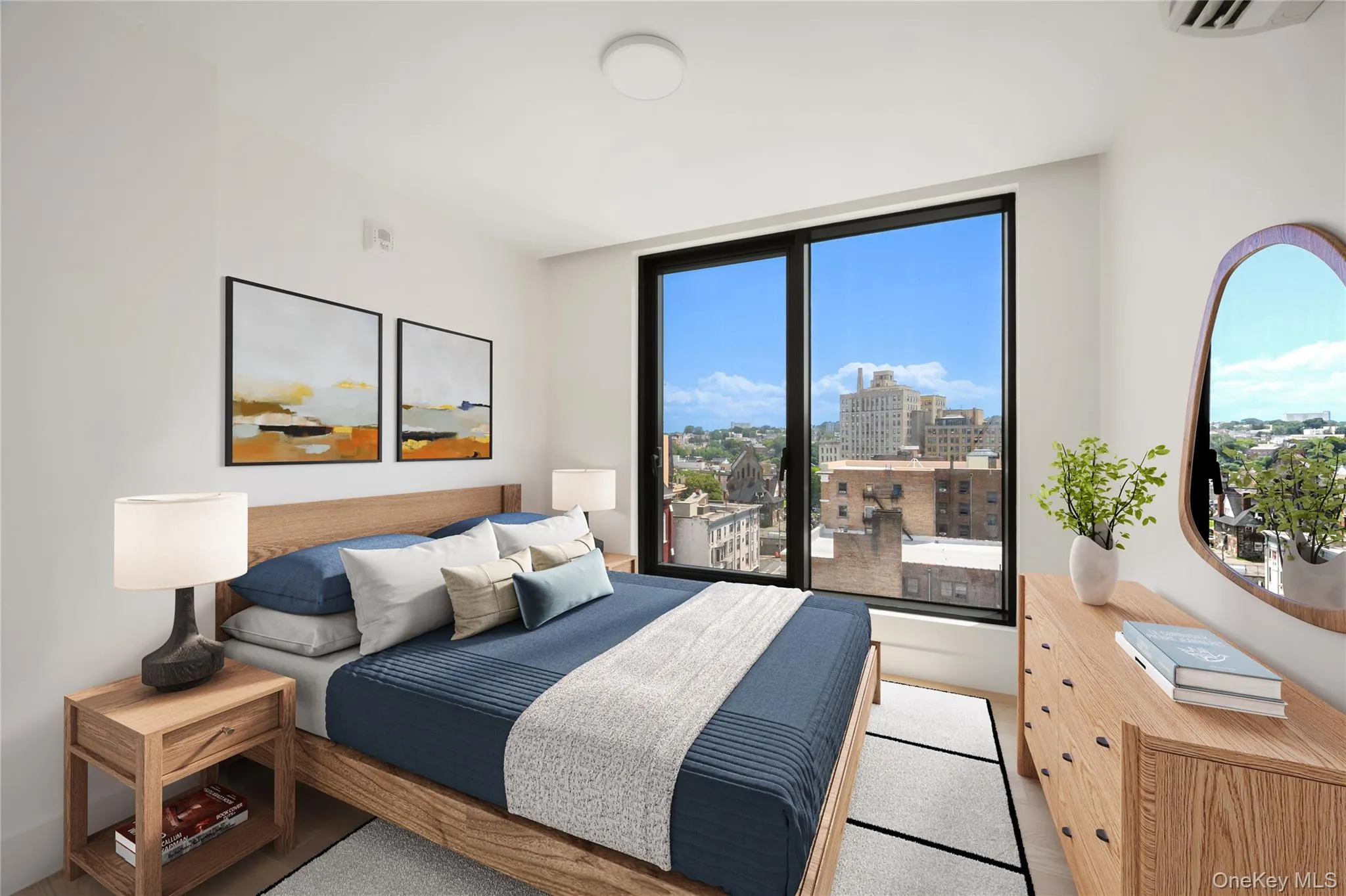 Bedroom featuring a view of city Bedroom featuring a view of city