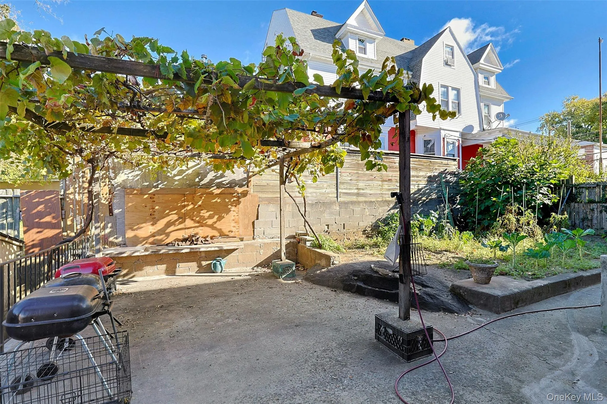View of patio / terrace with a grill View of patio / terrace with a grill
