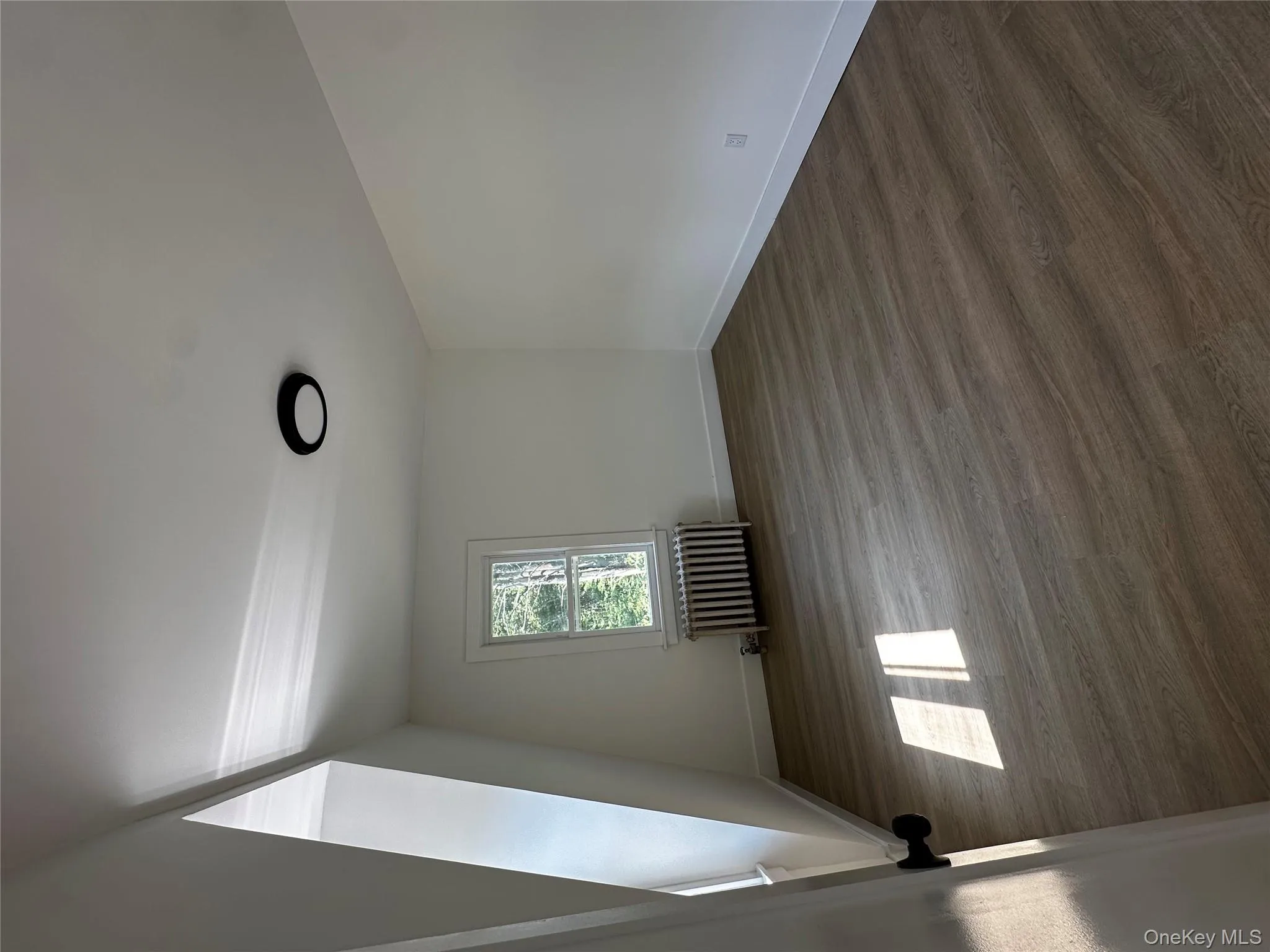 Bonus room featuring wood finished floors and radiator Bonus room featuring wood finished floors and radiator